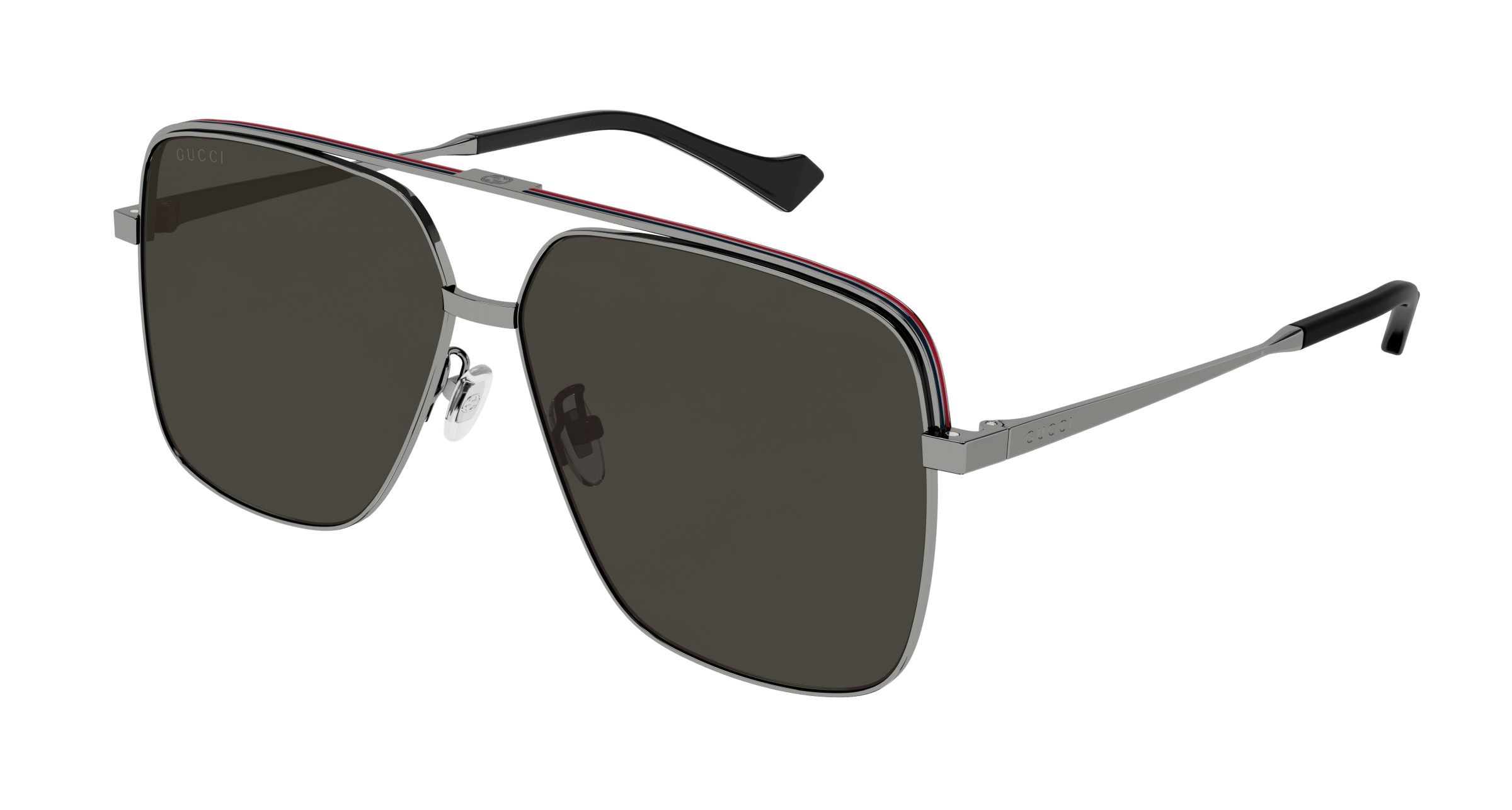 Gunmetal Sunglasses Gucci 889652381374