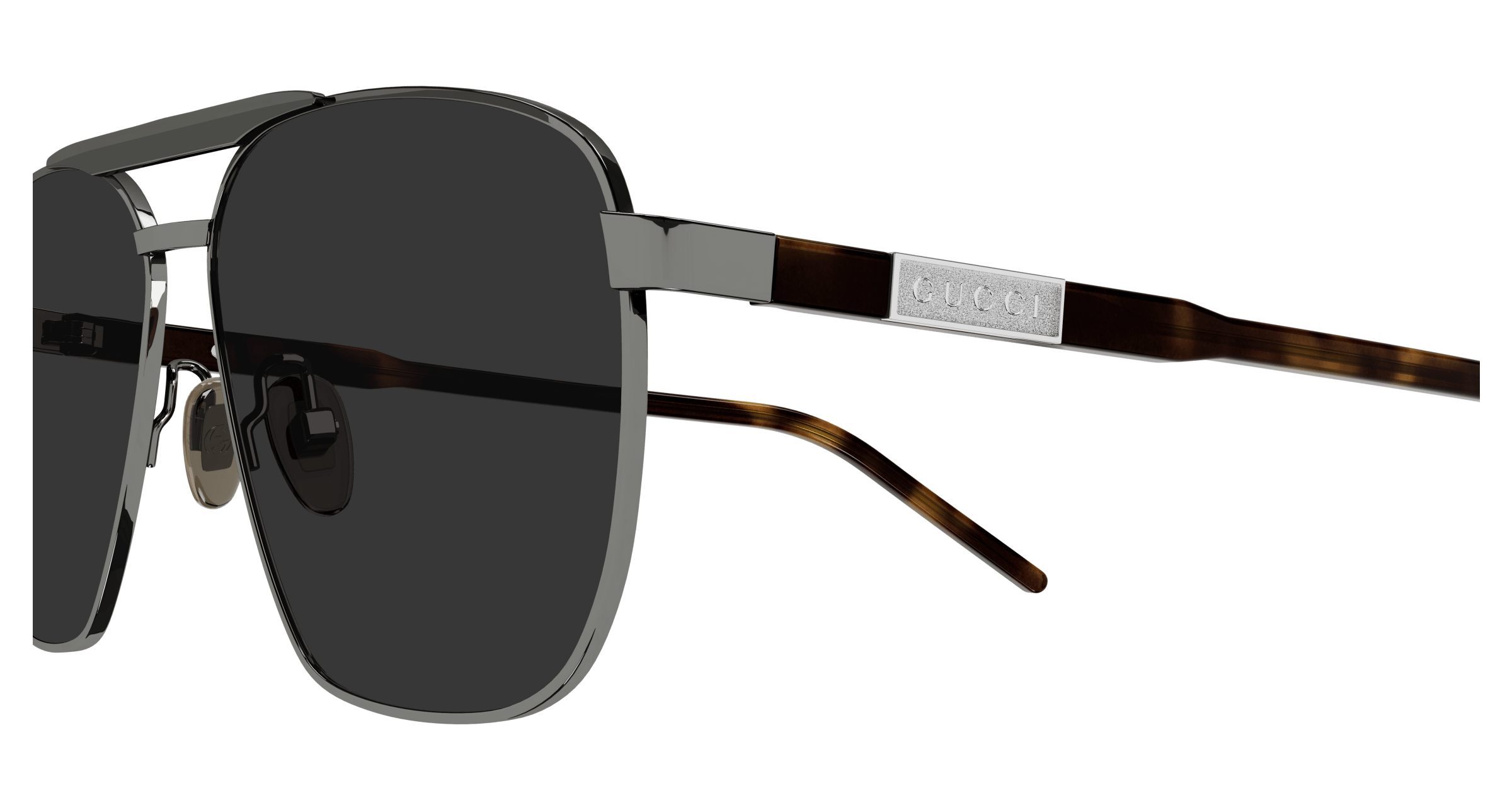 Gunmetal Sunglasses Gucci 889652379234