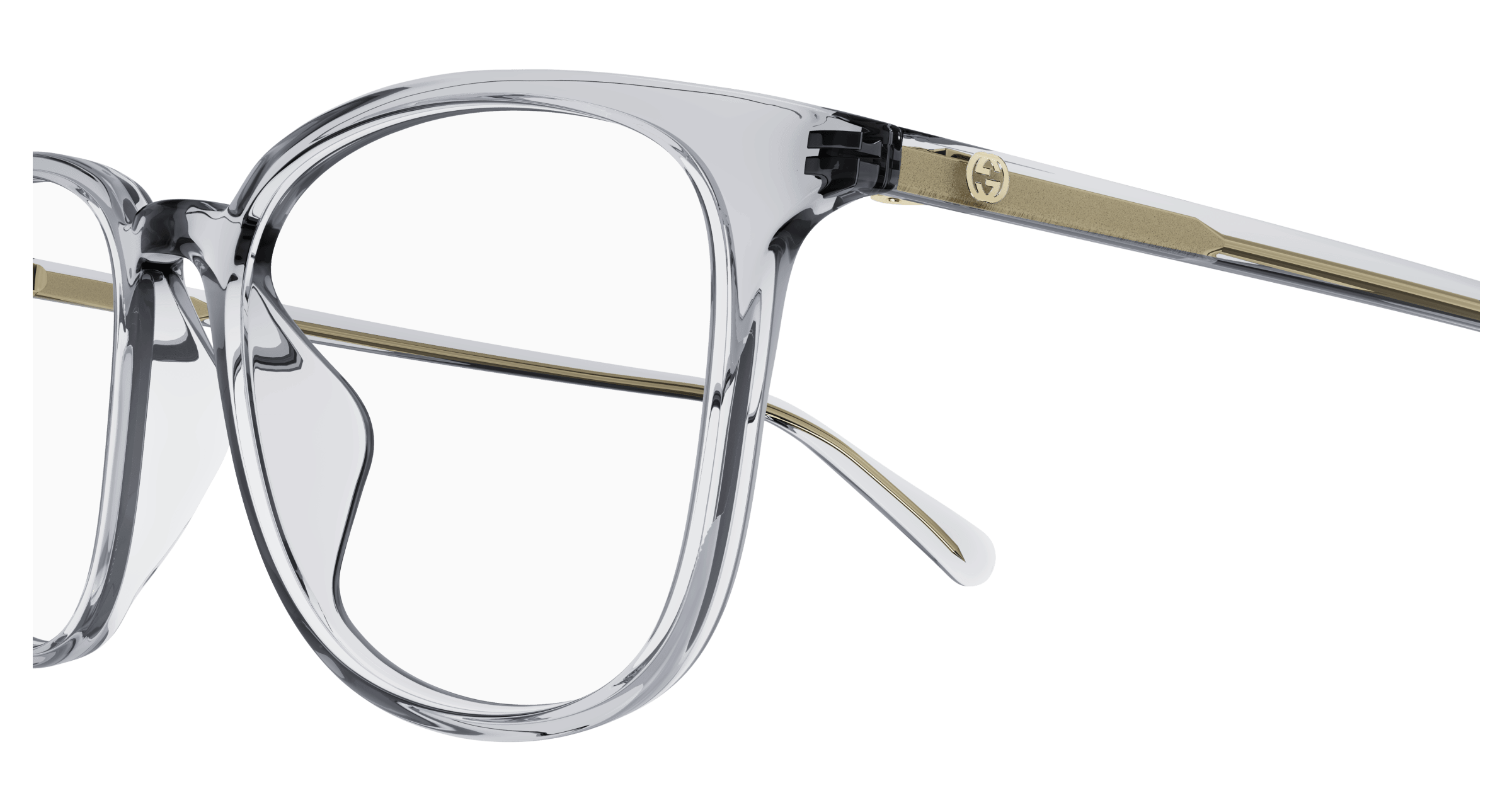 Grey Eyeglasses Gucci 889652393568