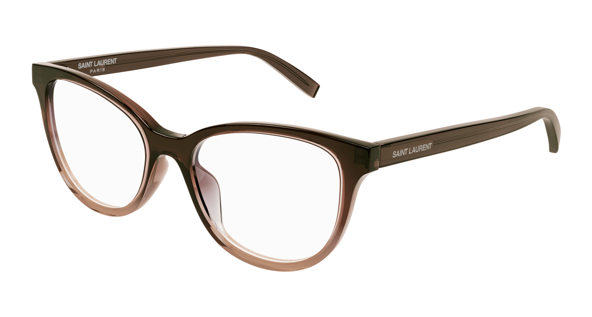 Brown Eyeglasses Saint Laurent 889652377155