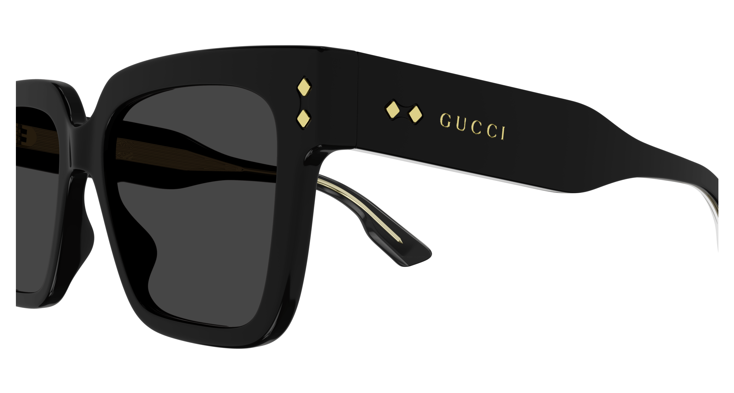 Black Sunglasses Gucci 889652378497