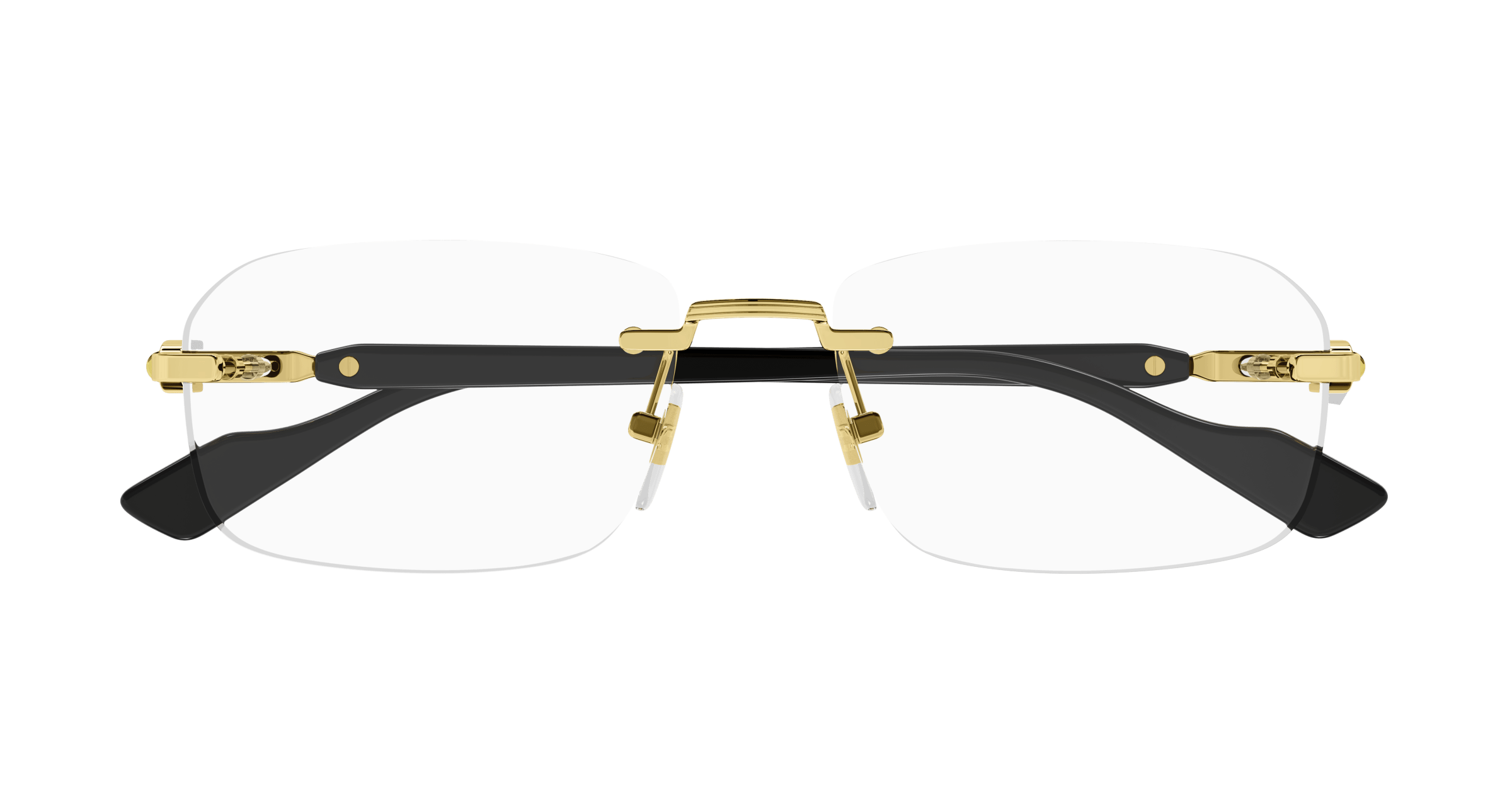 Gold Eyeglasses Gucci 889652394077