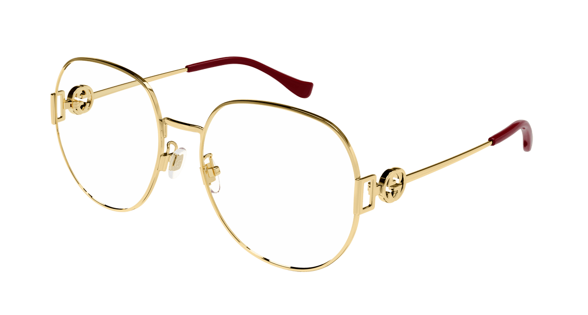 Gold Eyeglasses Gucci 889652392882