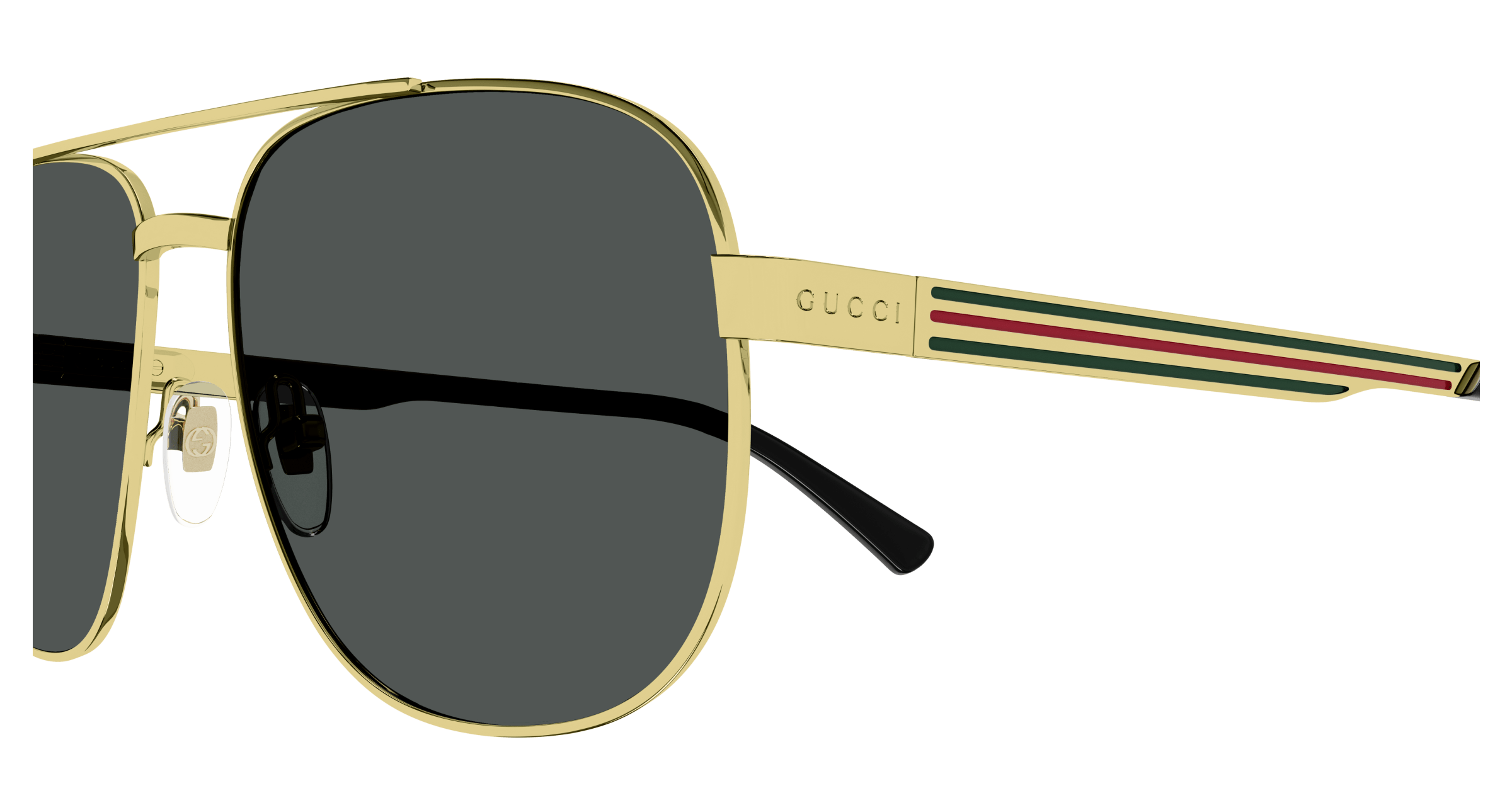 Gold Sunglasses Gucci 889652394350