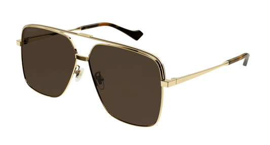 Gold Sunglasses Gucci 889652381497