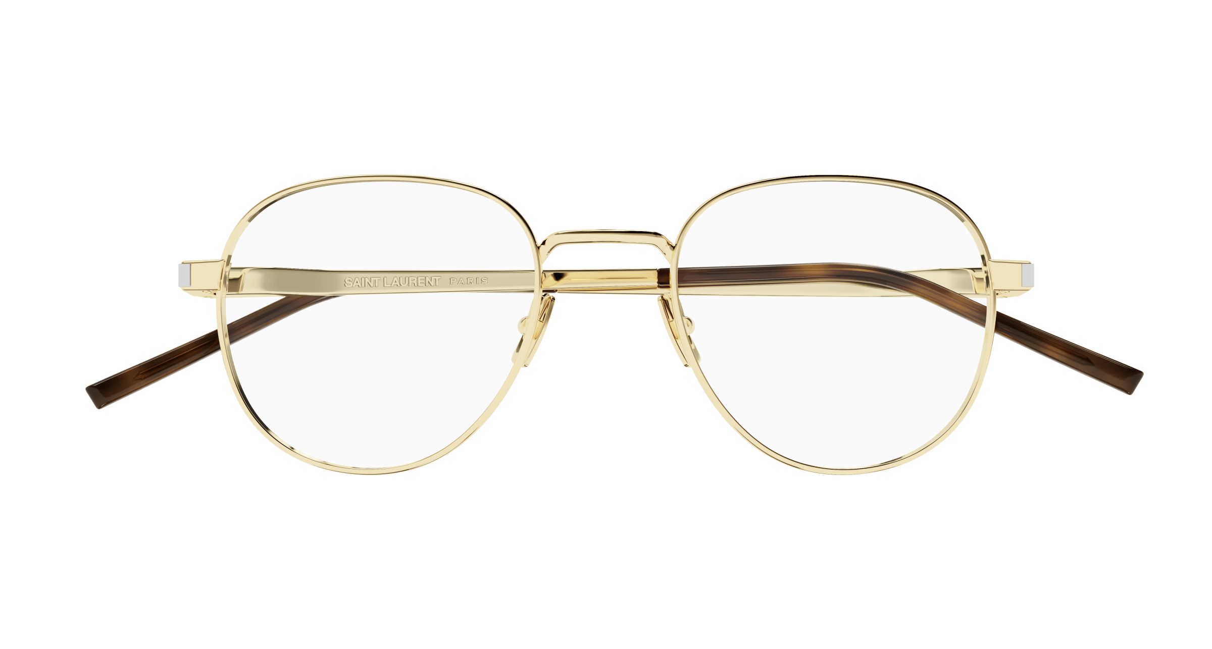 Gold Eyeglasses Saint Laurent 889652407920