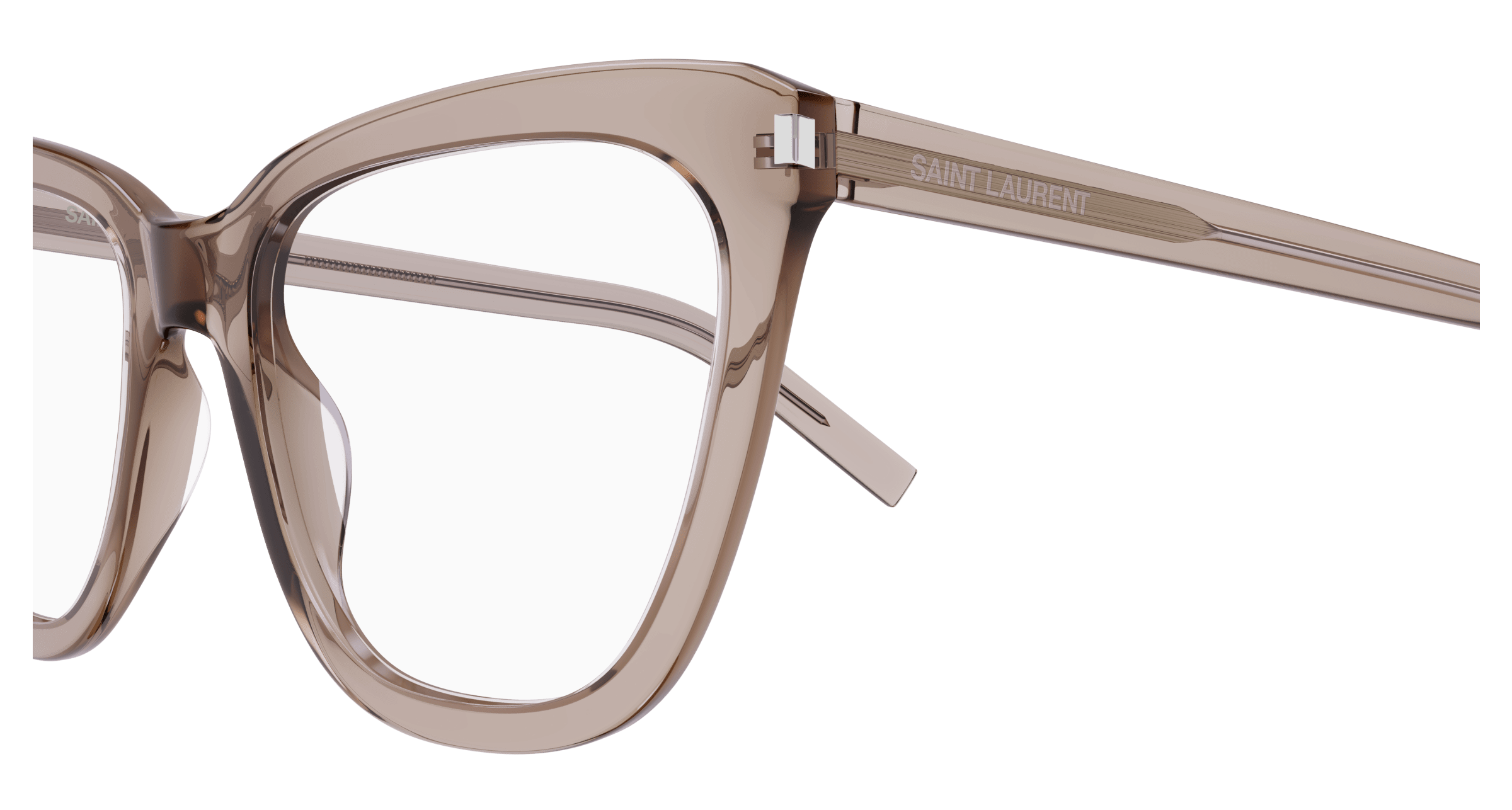 Brown Eyeglasses Saint Laurent 889652404059