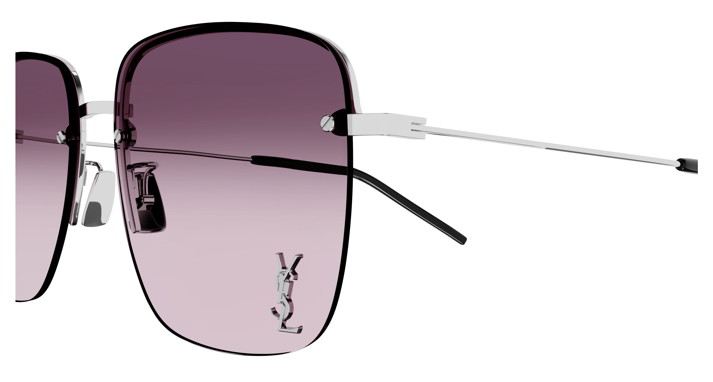 Silver Sunglasses Saint Laurent 889652409184