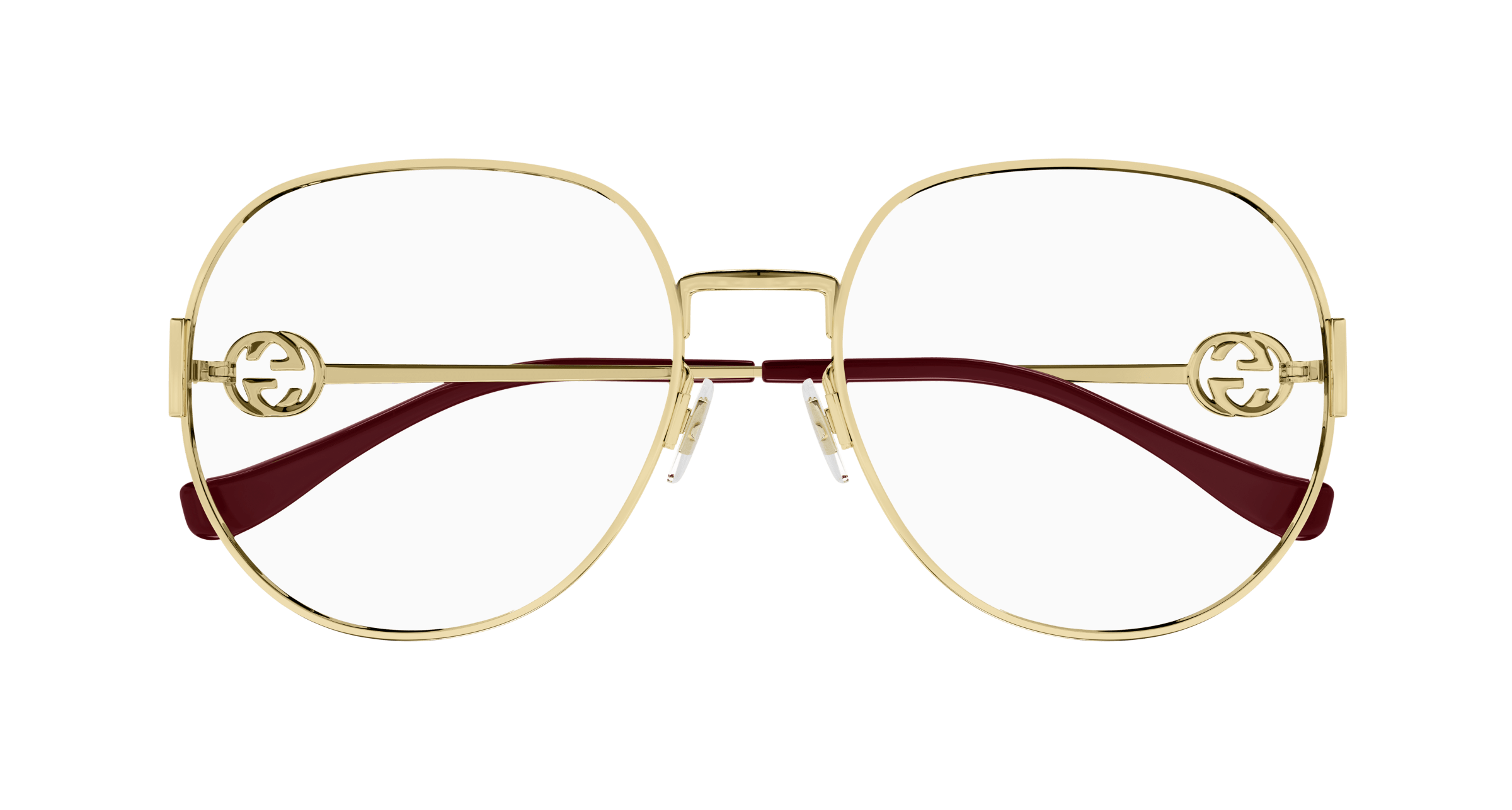 Gold Eyeglasses Gucci 889652392882