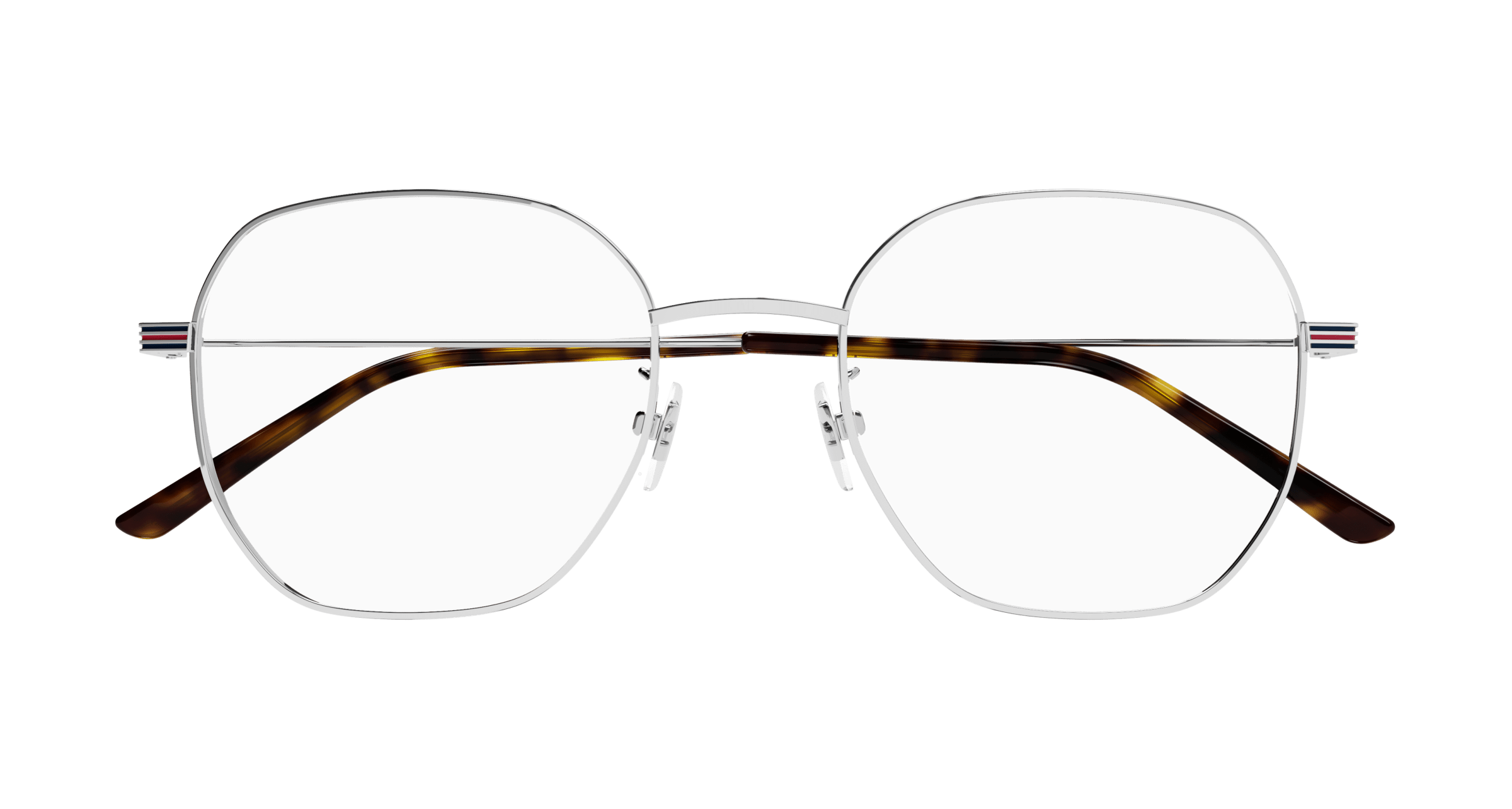 Silver Eyeglasses Gucci 889652381077