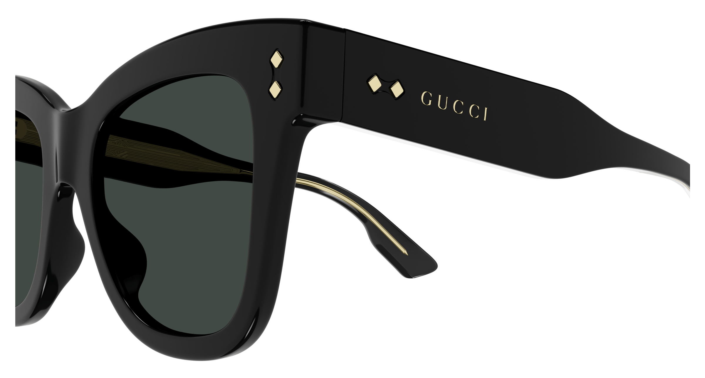 Black Sunglasses Gucci 889652375069