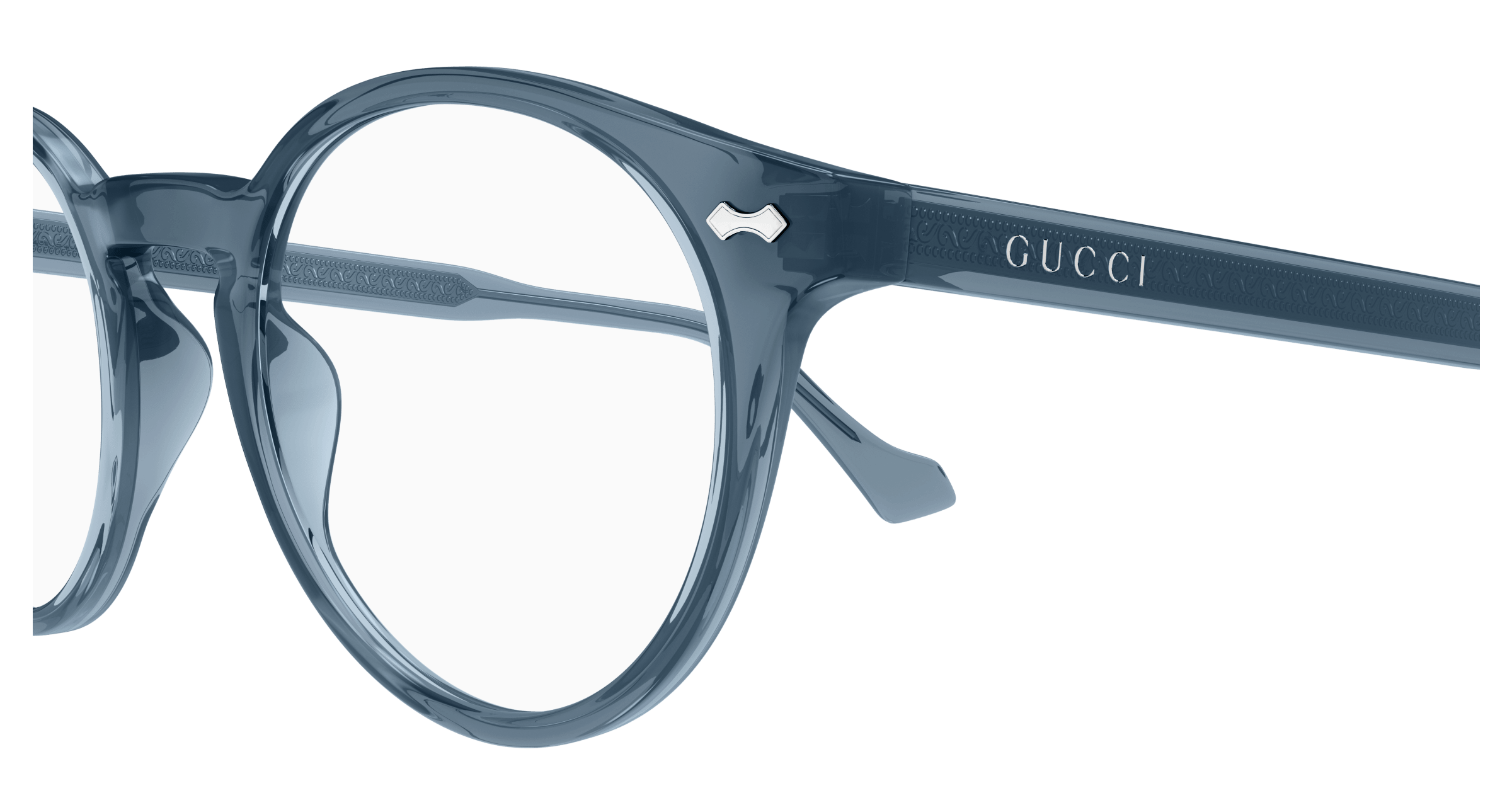 Blue Eyeglasses Gucci 889652407333