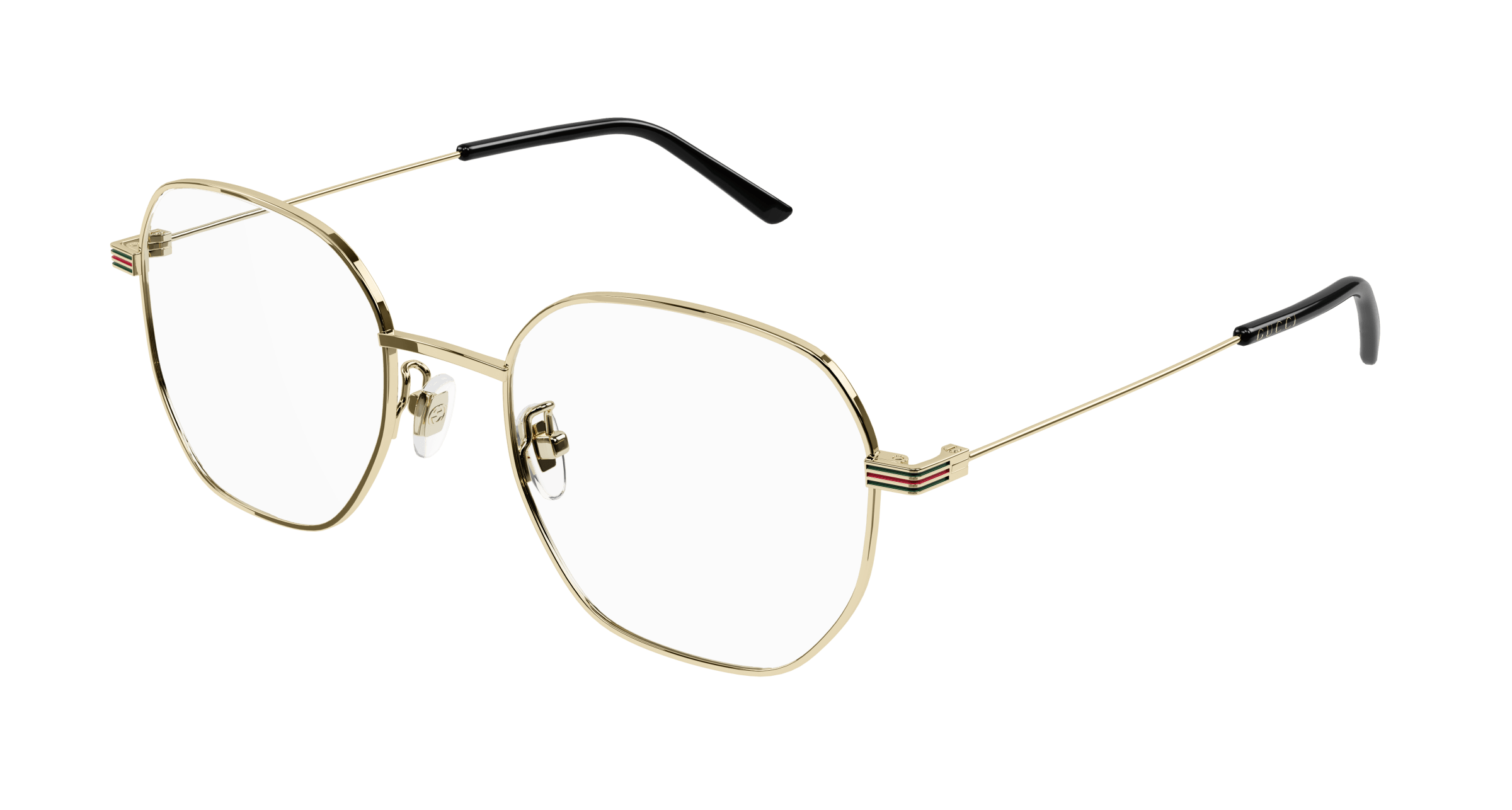 Gold Eyeglasses Gucci 889652381022