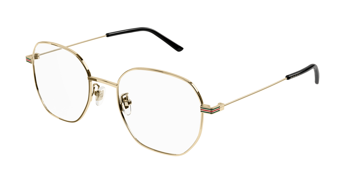 Gold Eyeglasses Gucci 889652381022