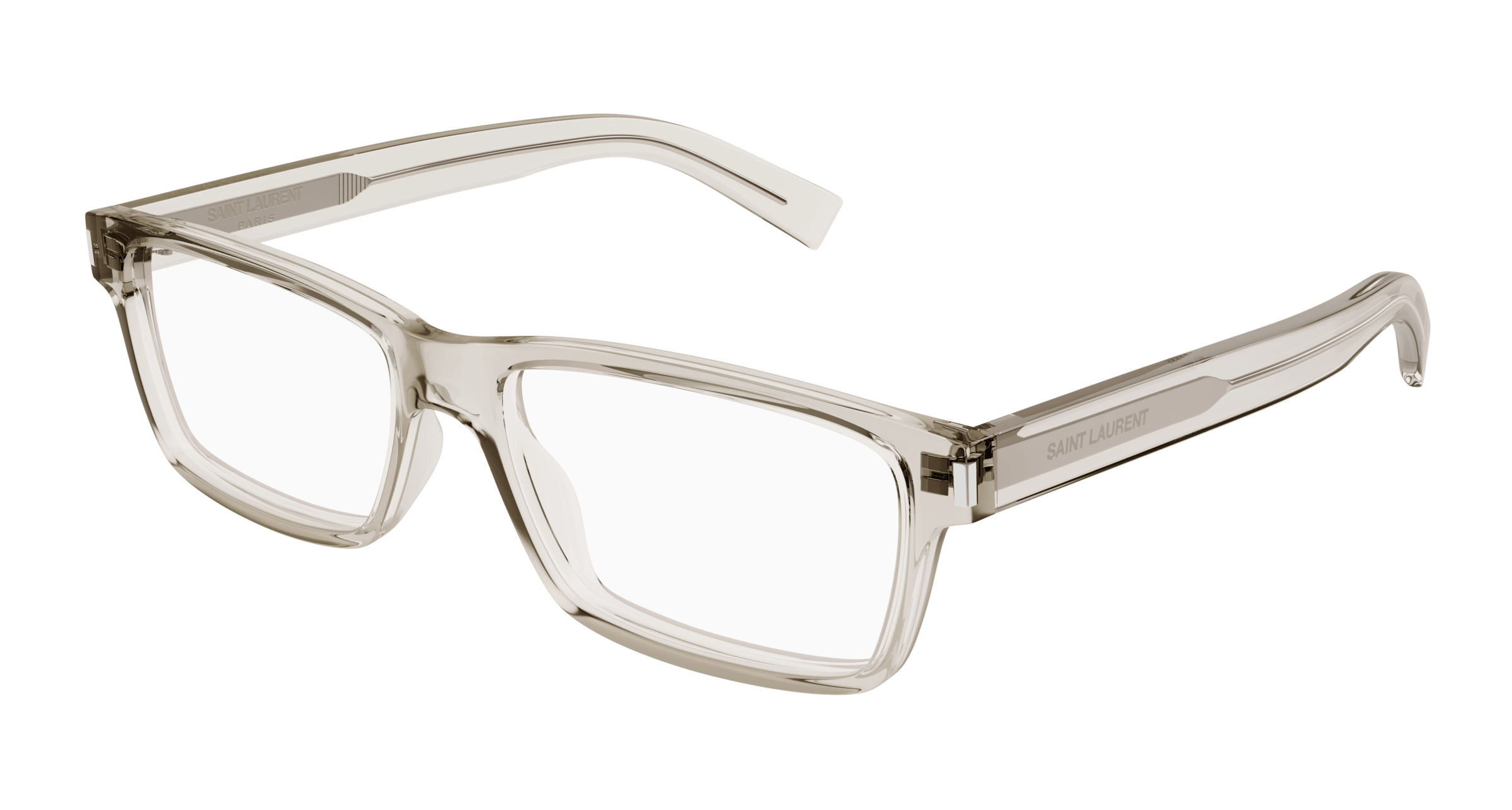 Beige Eyeglasses Saint Laurent 889652445786