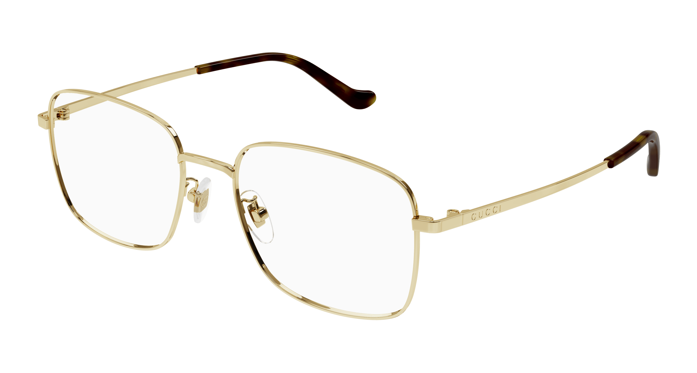 Gold Eyeglasses Gucci 889652416090