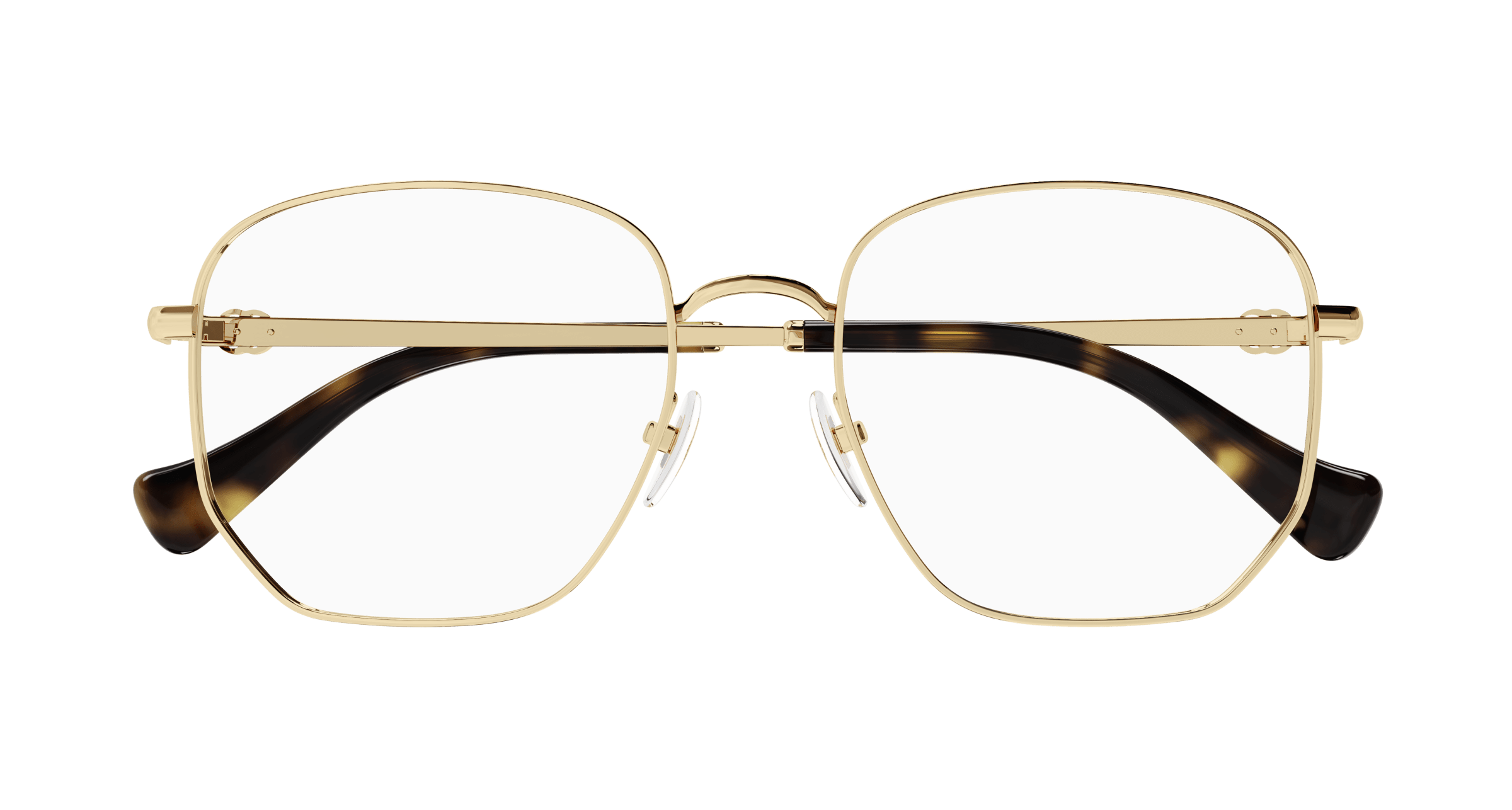 Gold Eyeglasses Gucci 889652440873