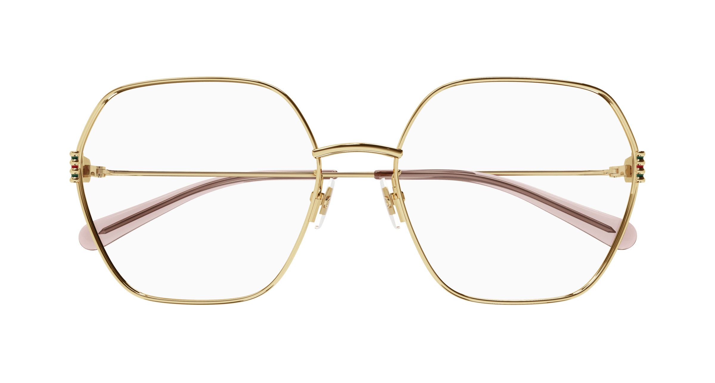 Gold Eyeglasses Gucci 889652413105