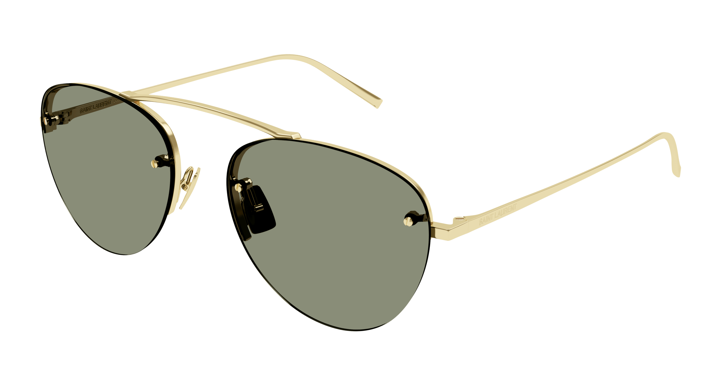 Gold Sunglasses Saint Laurent 889652420462