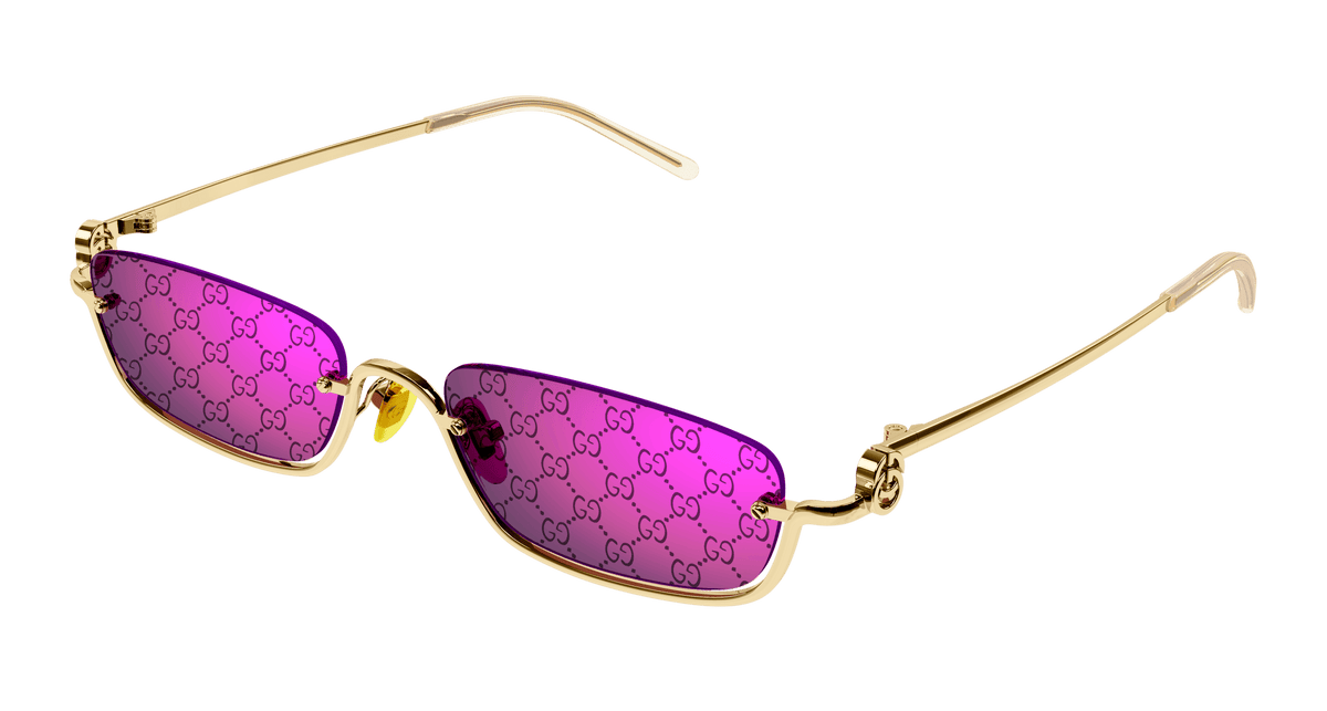 Gold Sunglasses Gucci 889652412689