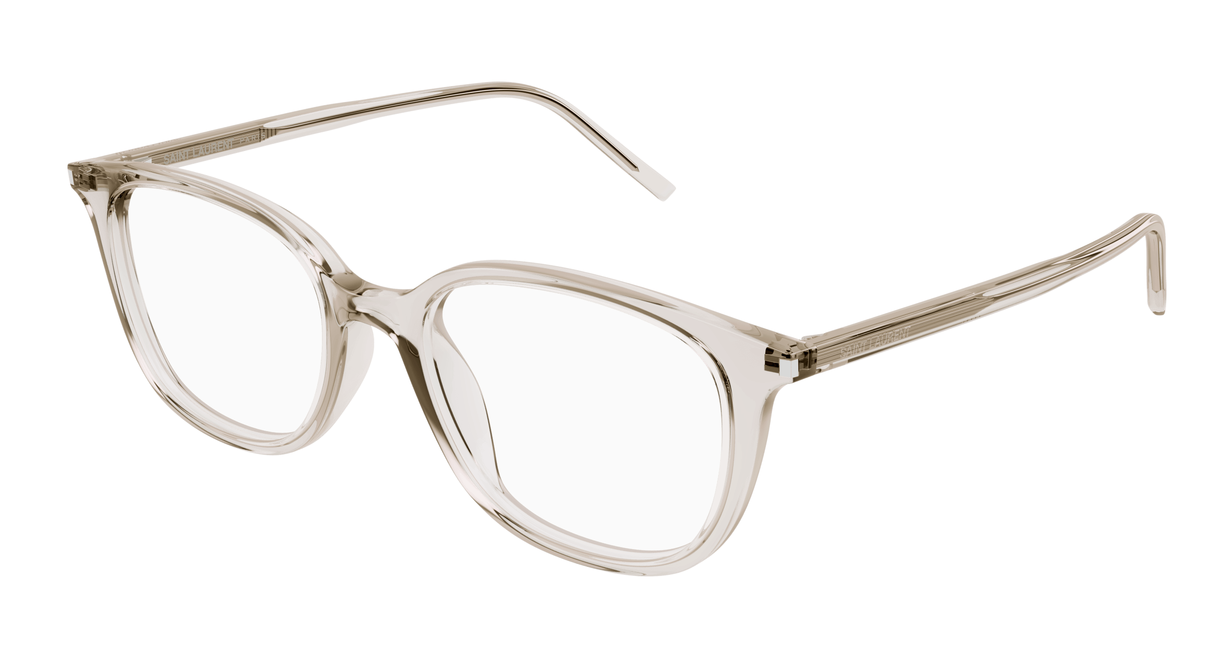 Beige Eyeglasses Saint Laurent 889652453767