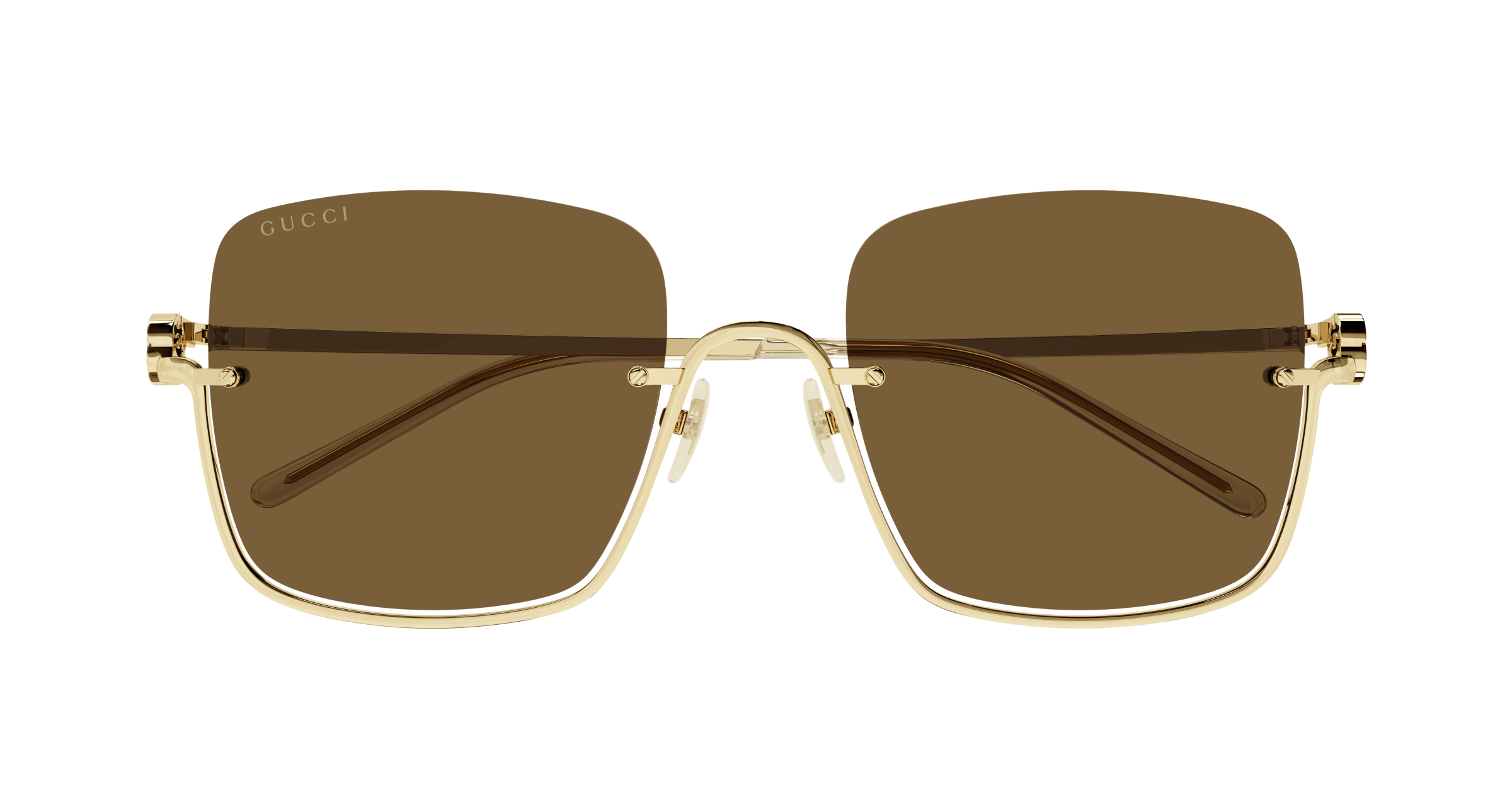 Gold Sunglasses Gucci 889652412719