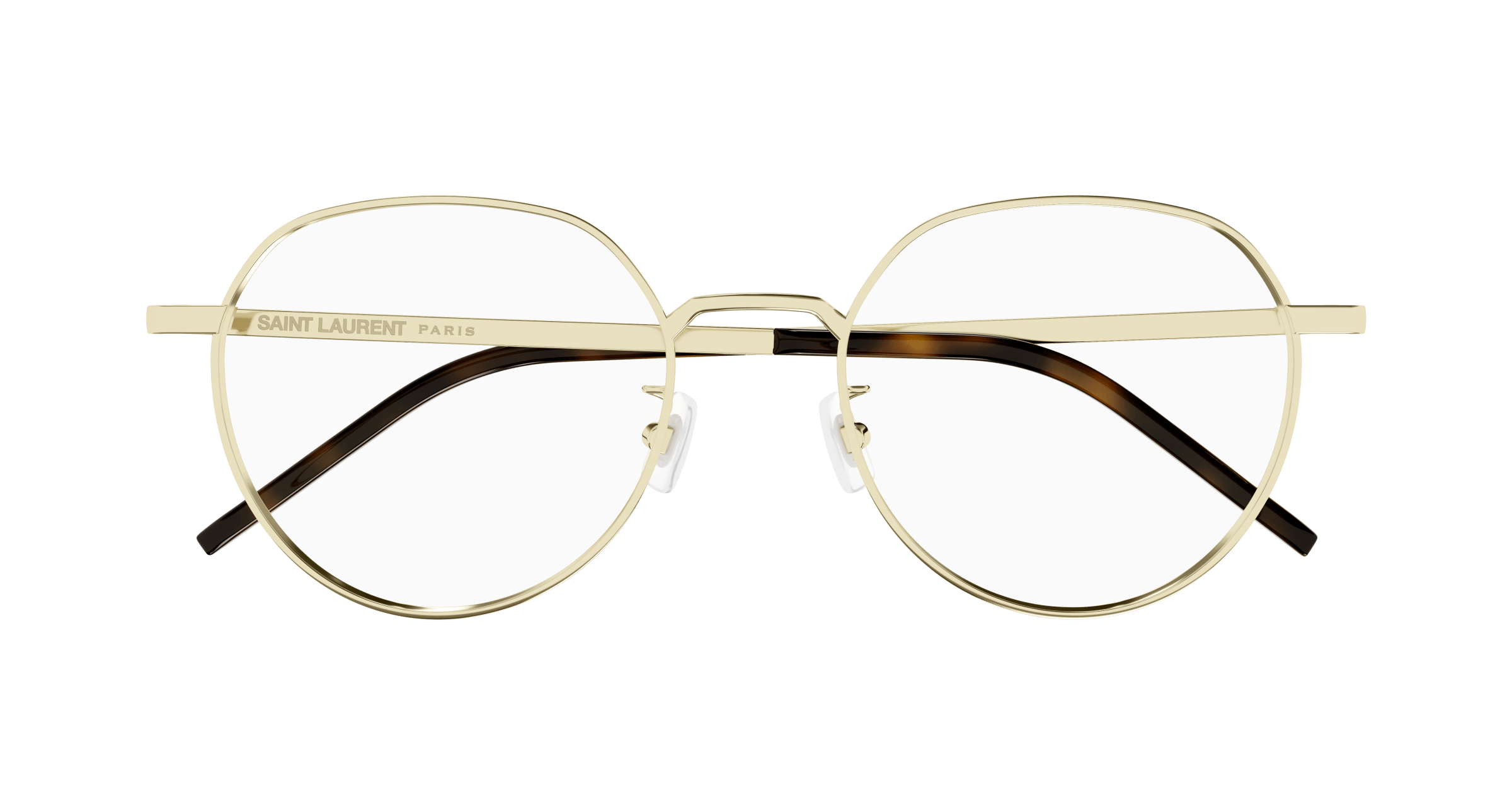 Gold Eyeglasses Saint Laurent 889652453897