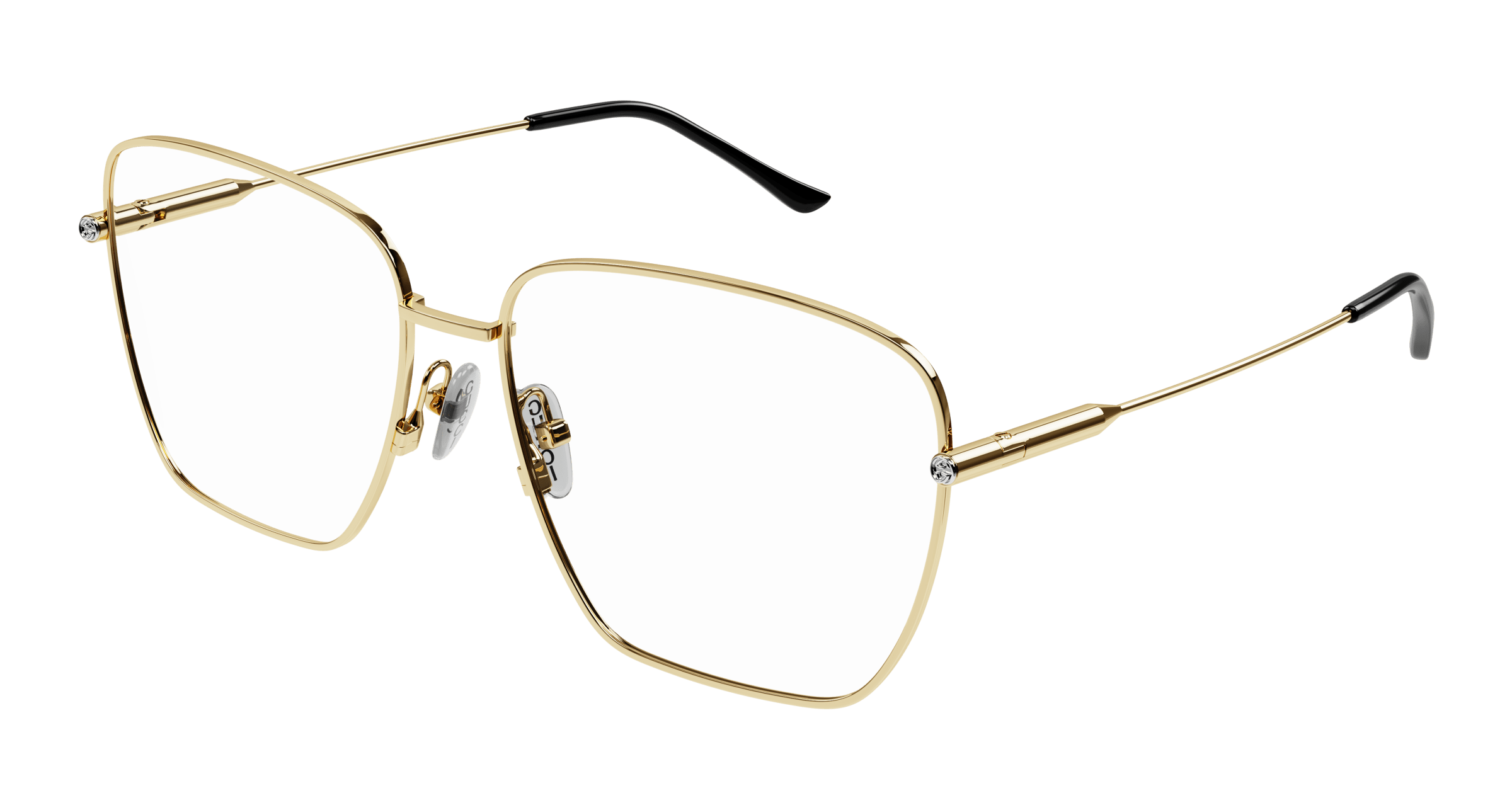 Gold Eyeglasses Gucci 889652439549