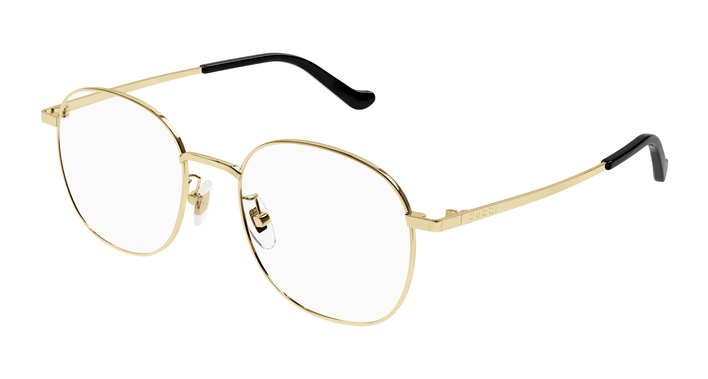 Gold Eyeglasses Gucci 889652441153