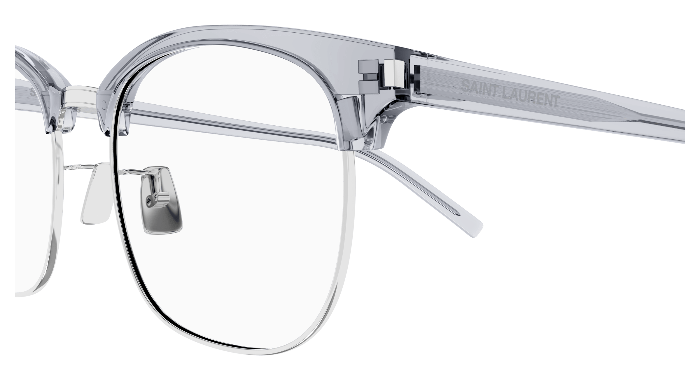 Grey Eyeglasses Saint Laurent 889652429199