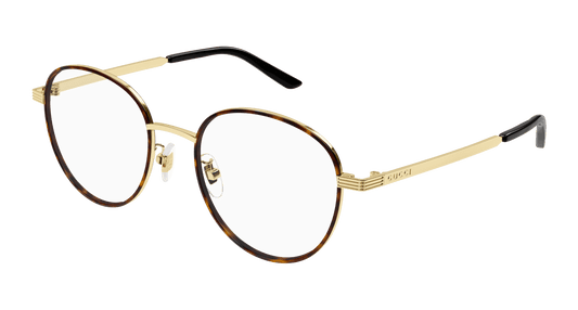 Gold Eyeglasses Gucci 889652416151