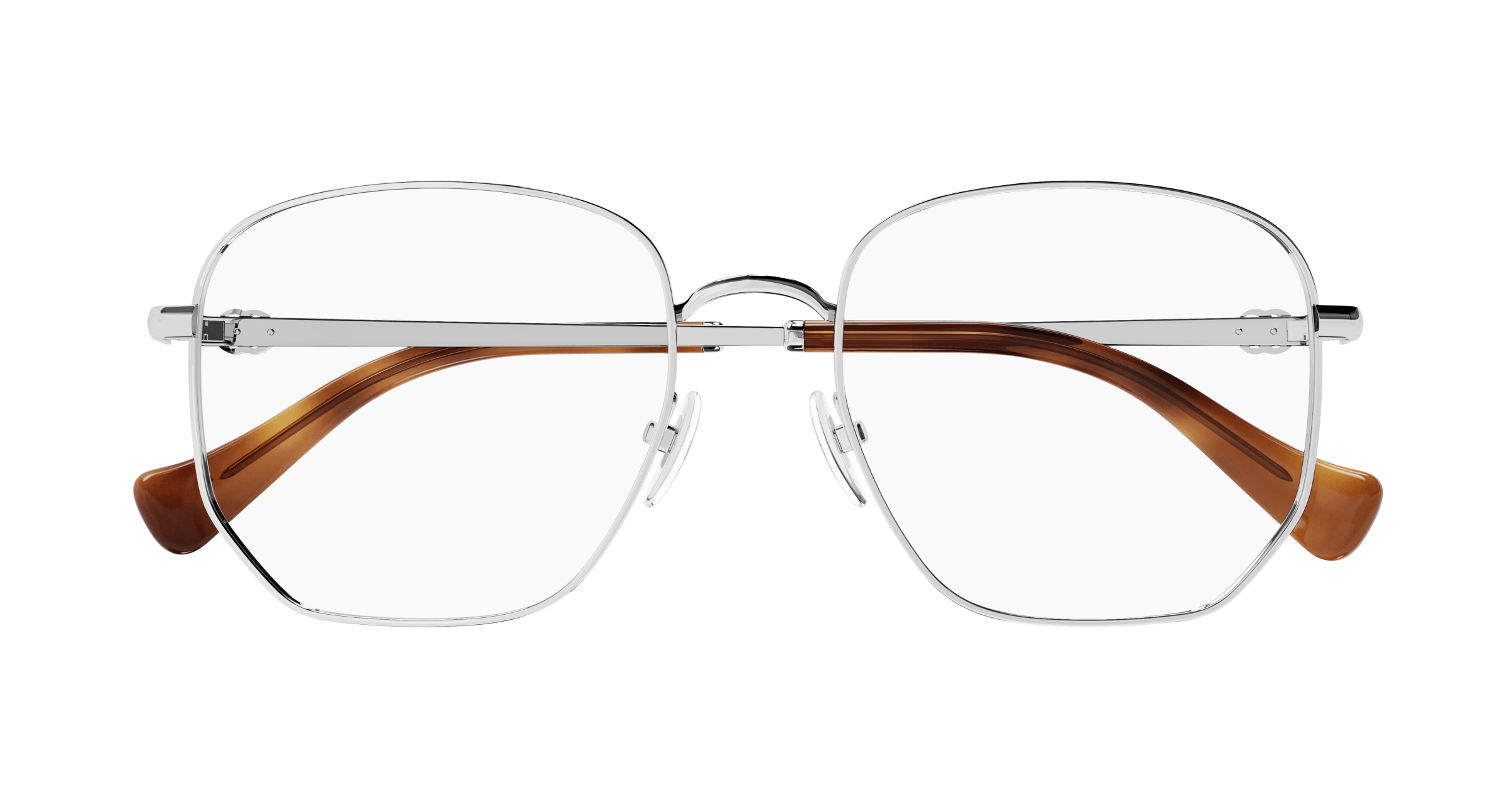 Silver Eyeglasses Gucci 889652440880