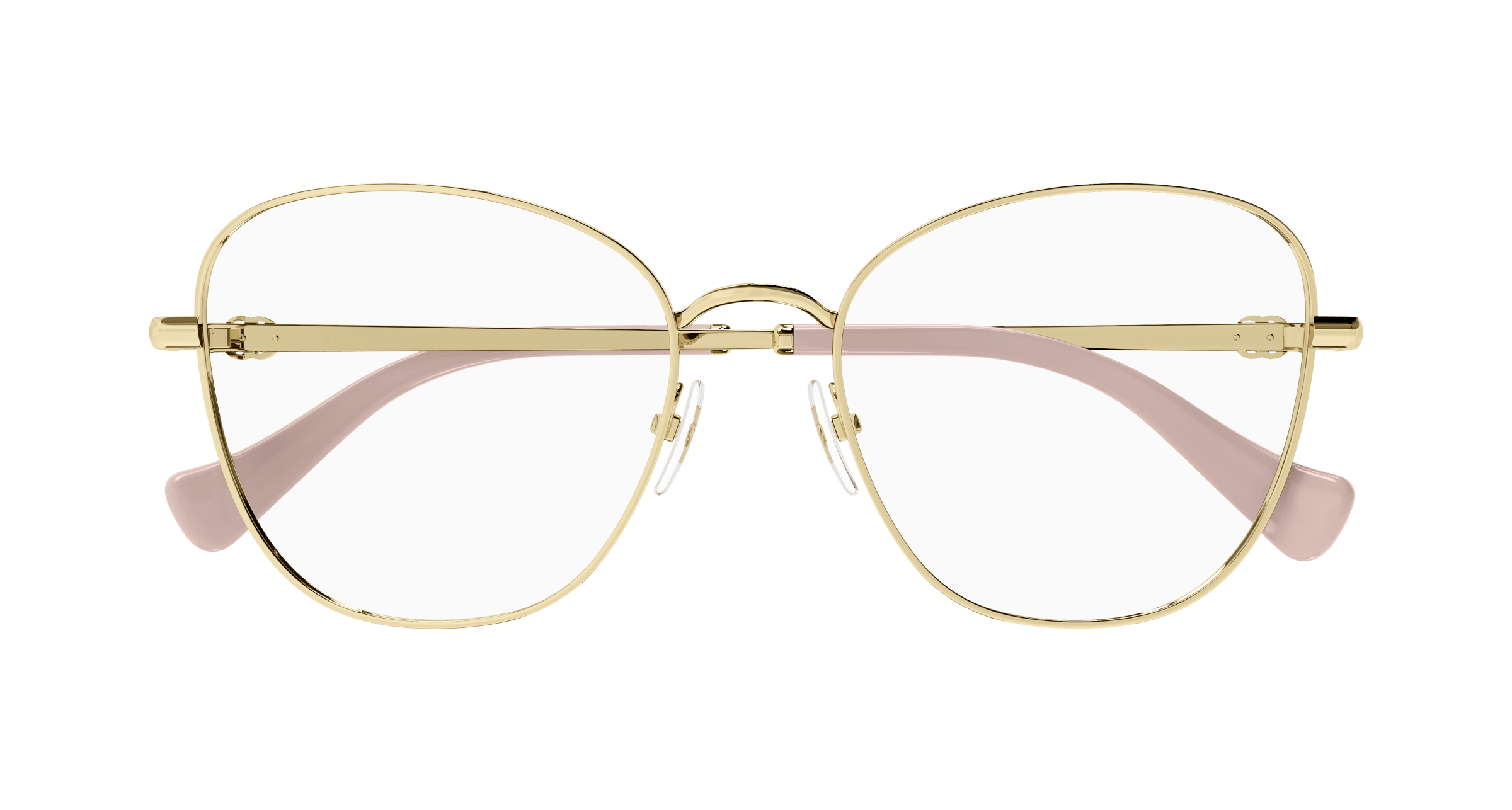 Gold Eyeglasses Gucci 889652440729