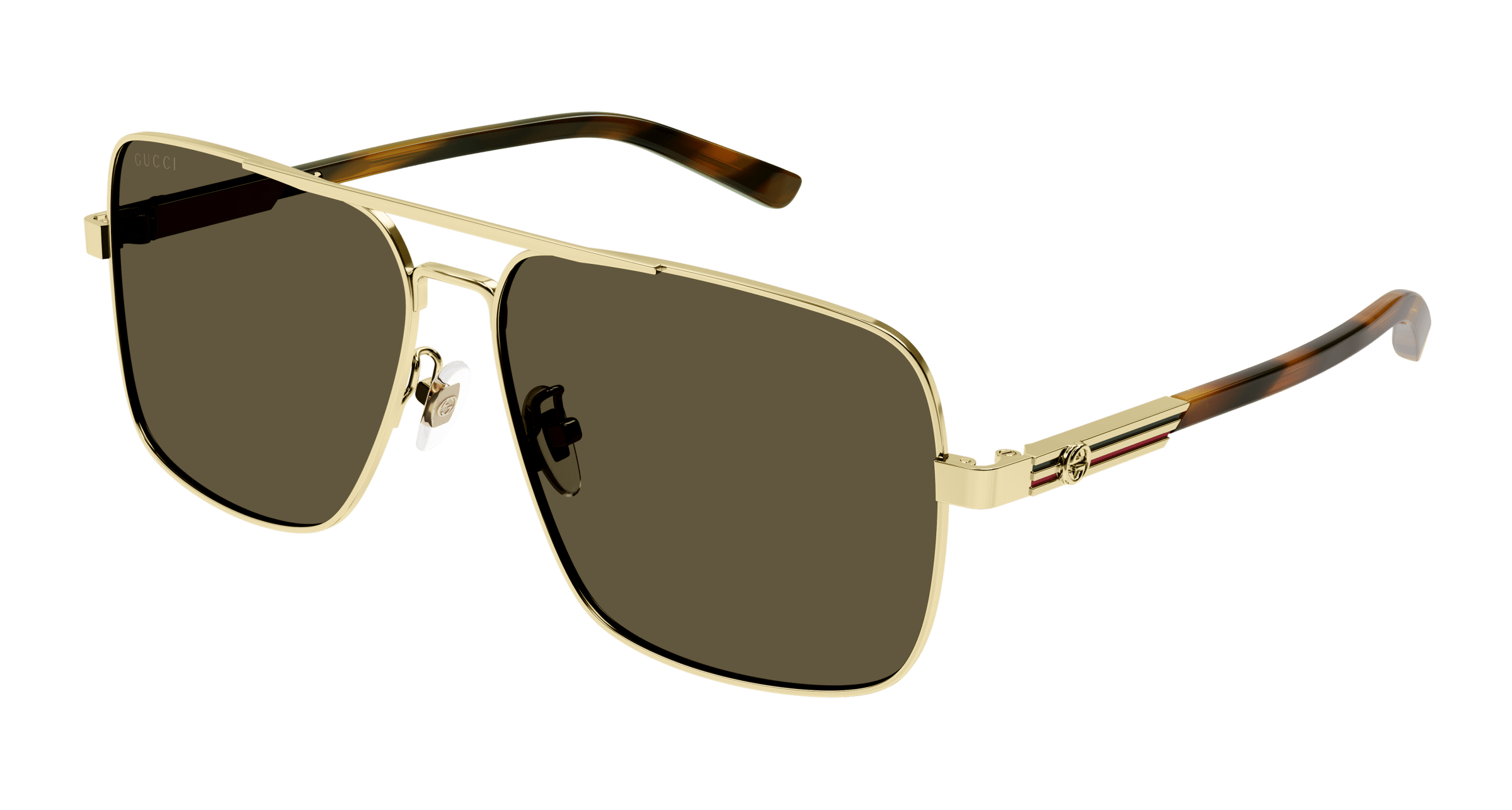 Gold Sunglasses Gucci 889652413815