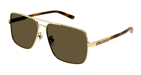 Gold Sunglasses Gucci 889652413815