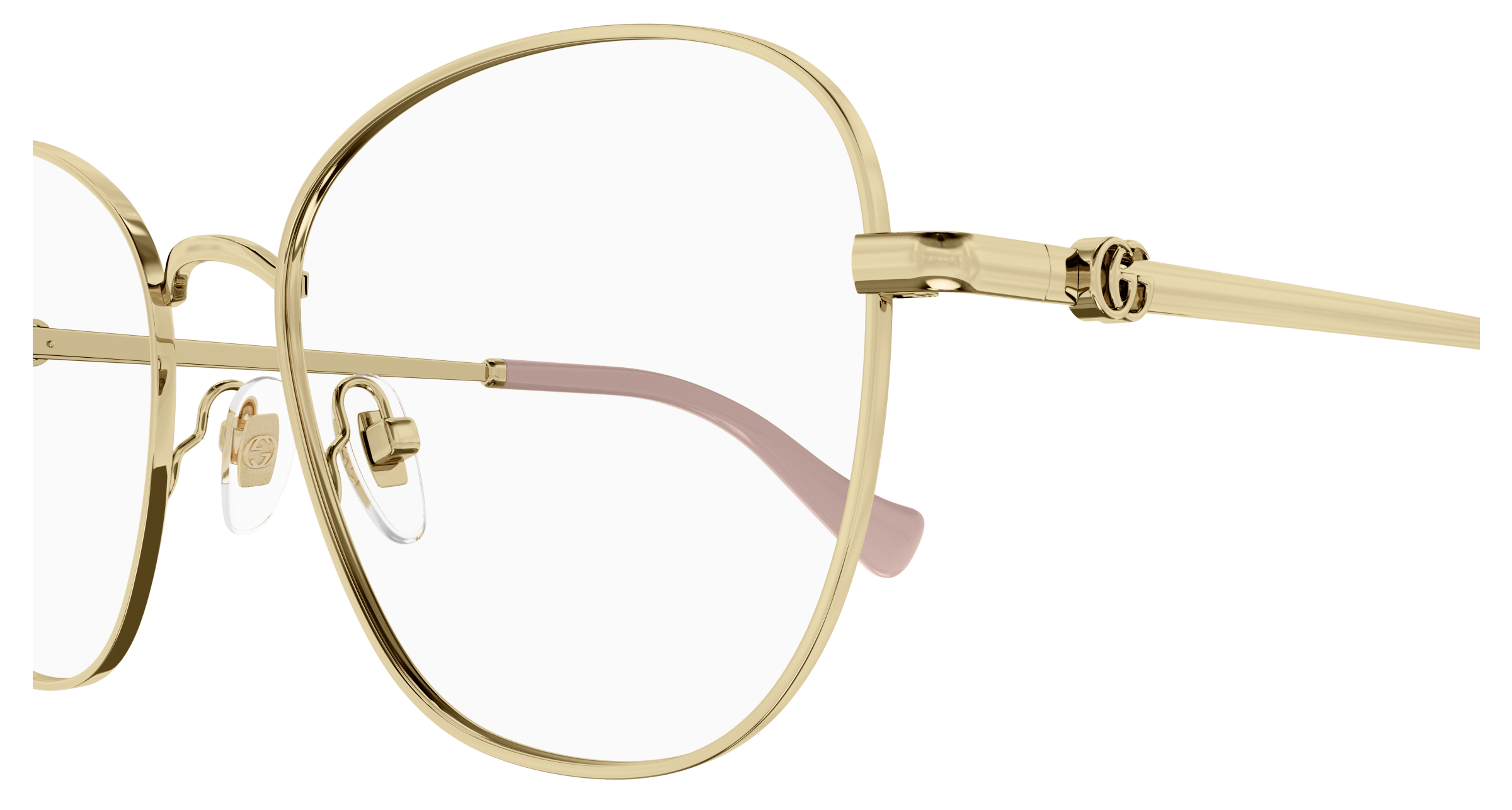 Gold Eyeglasses Gucci 889652440729