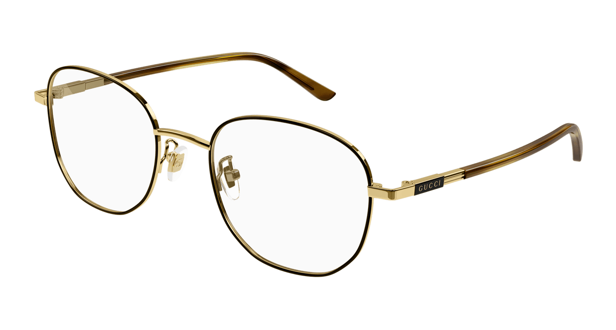 Gold Eyeglasses Gucci 889652414300