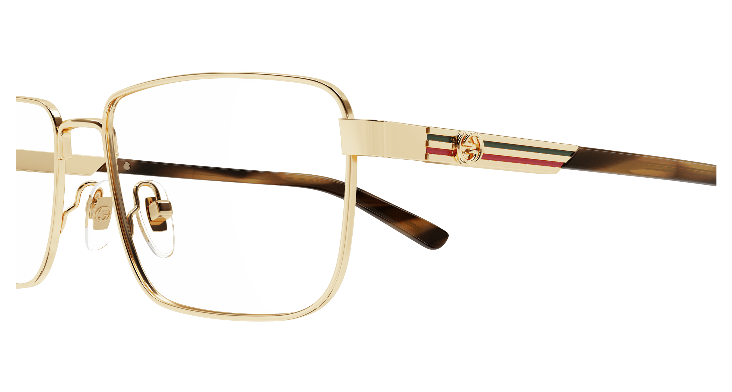 Gold Eyeglasses Gucci 889652414003