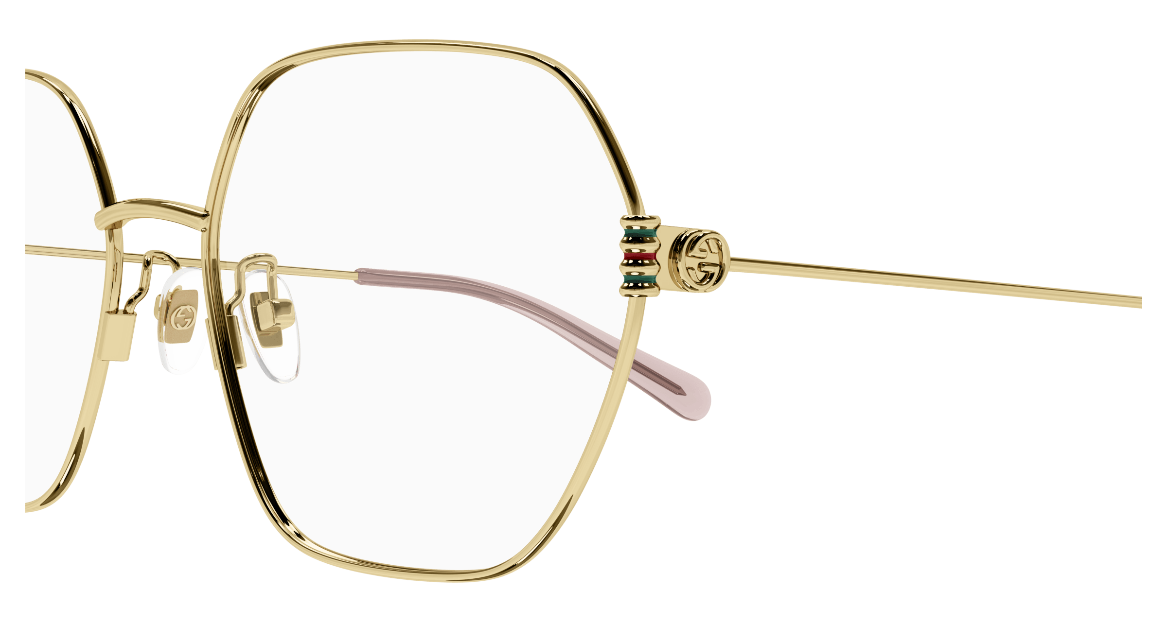 Gold Eyeglasses Gucci 889652413105