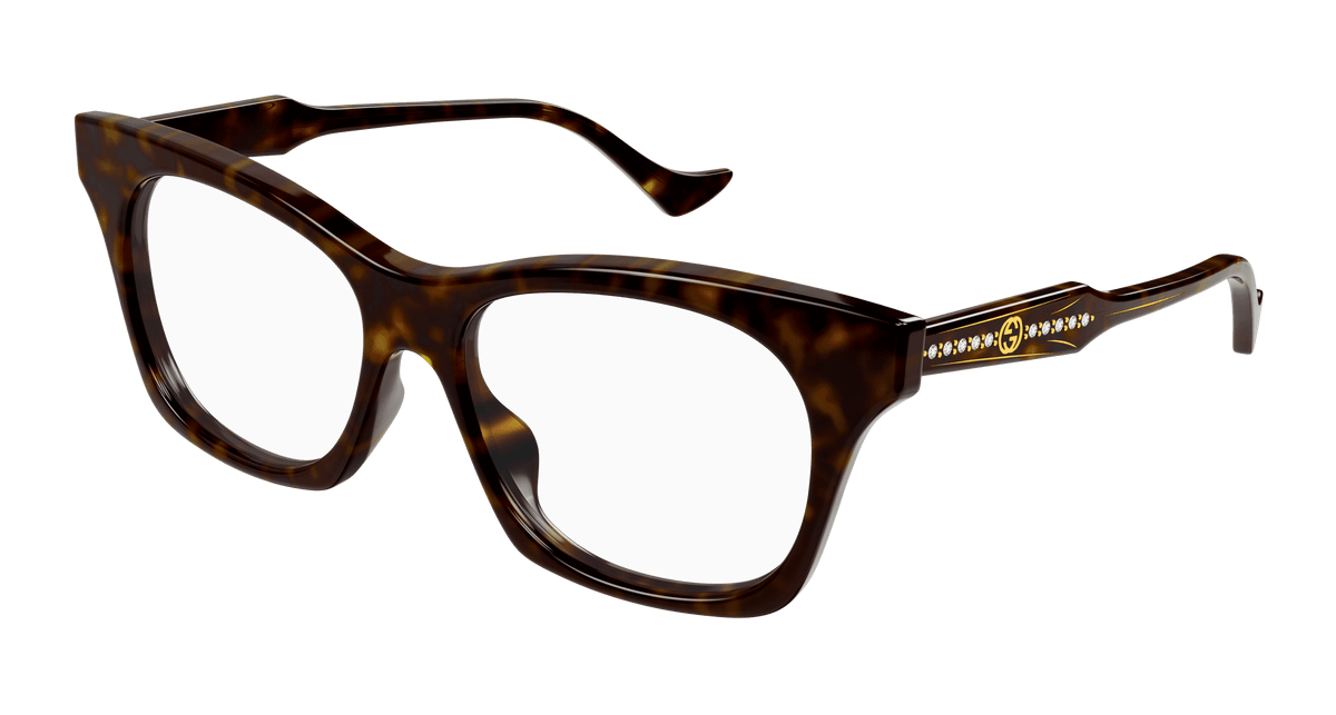 Havana Eyeglasses Gucci 889652413945