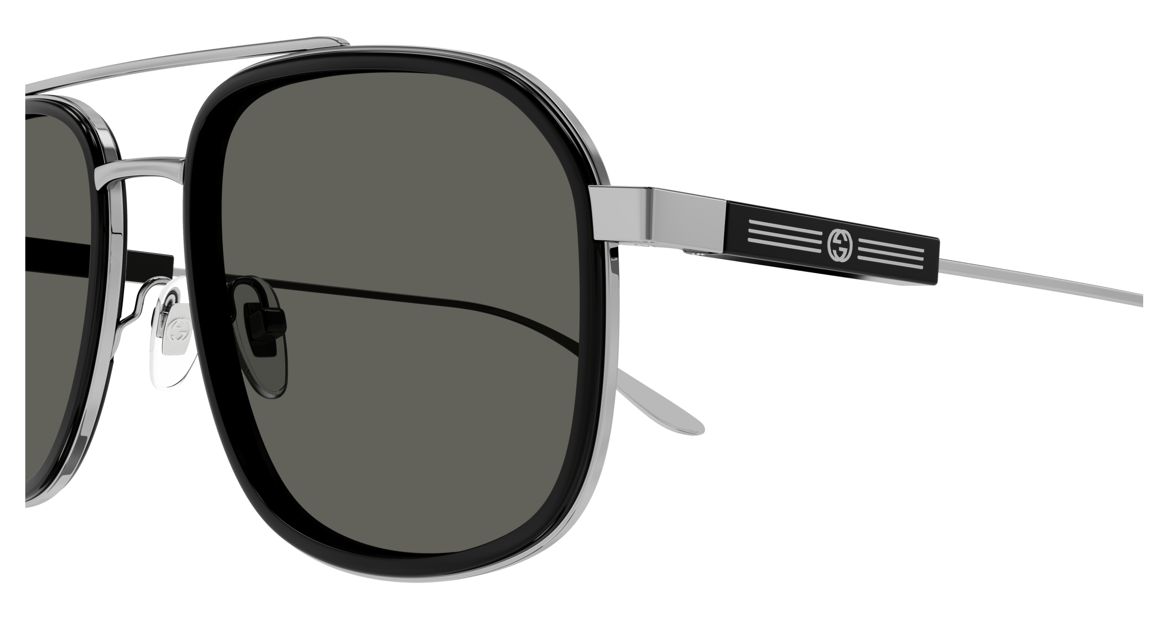 Gunmetal Sunglasses Gucci 889652413389