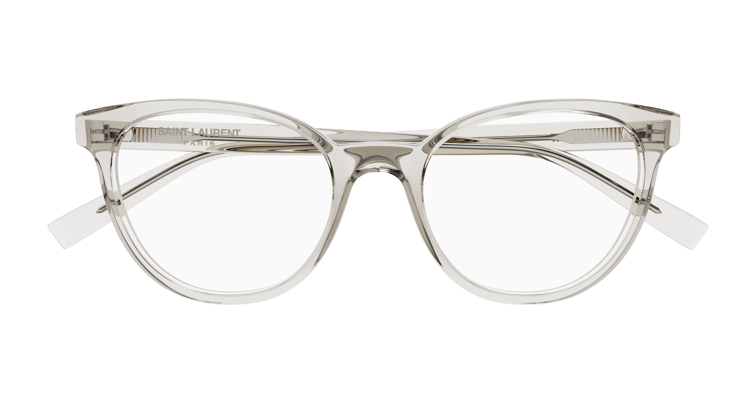 Beige Eyeglasses Saint Laurent 889652421063