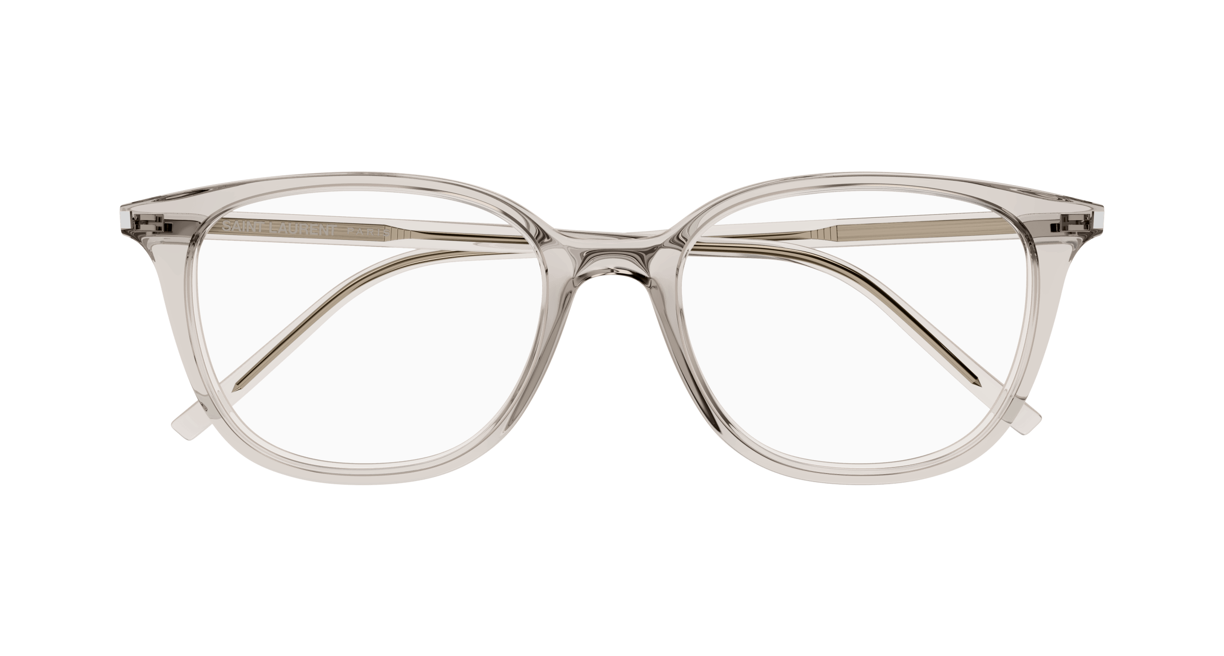 Beige Eyeglasses Saint Laurent 889652453767