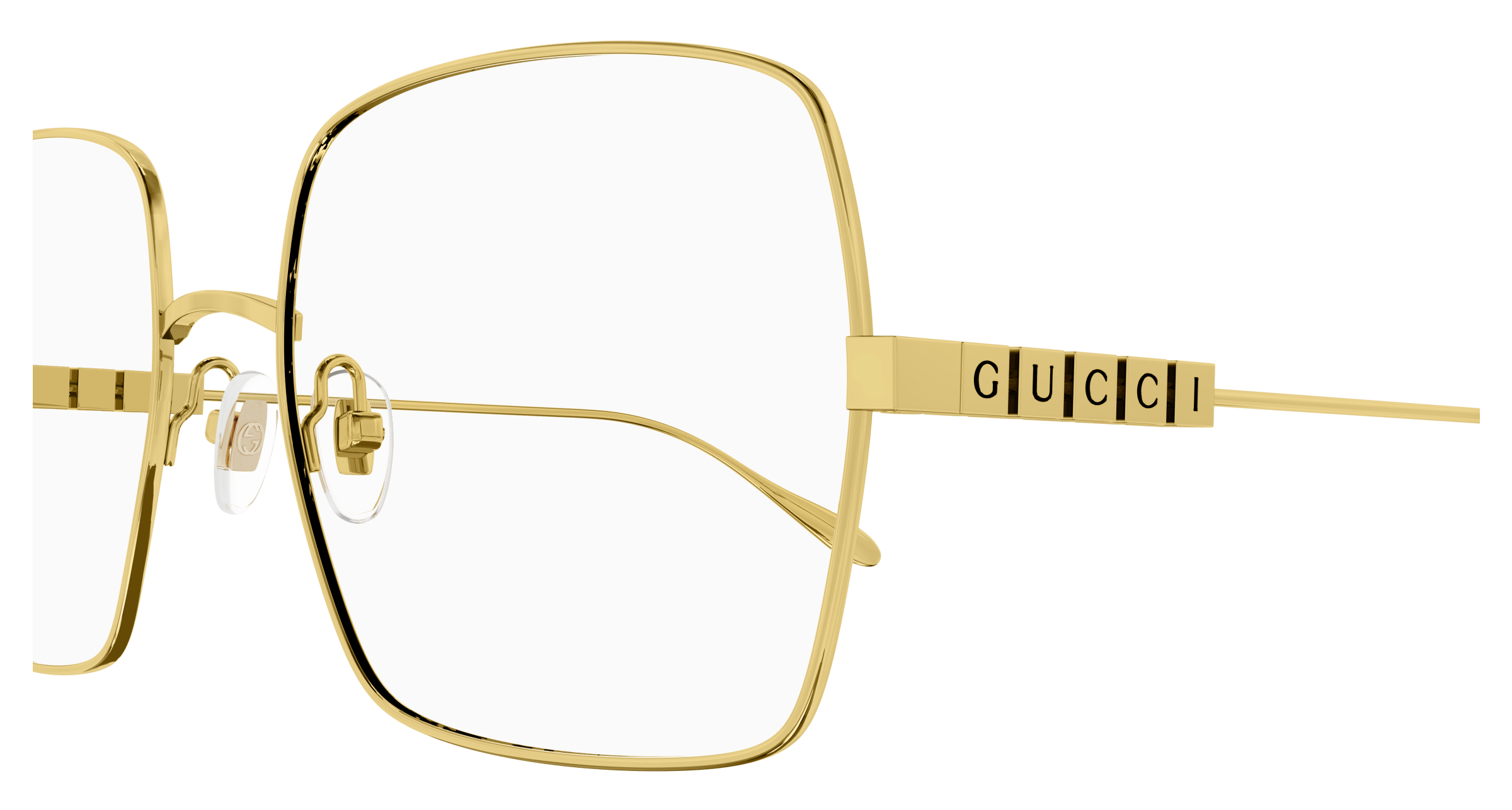 Gold Eyeglasses Gucci 889652441467