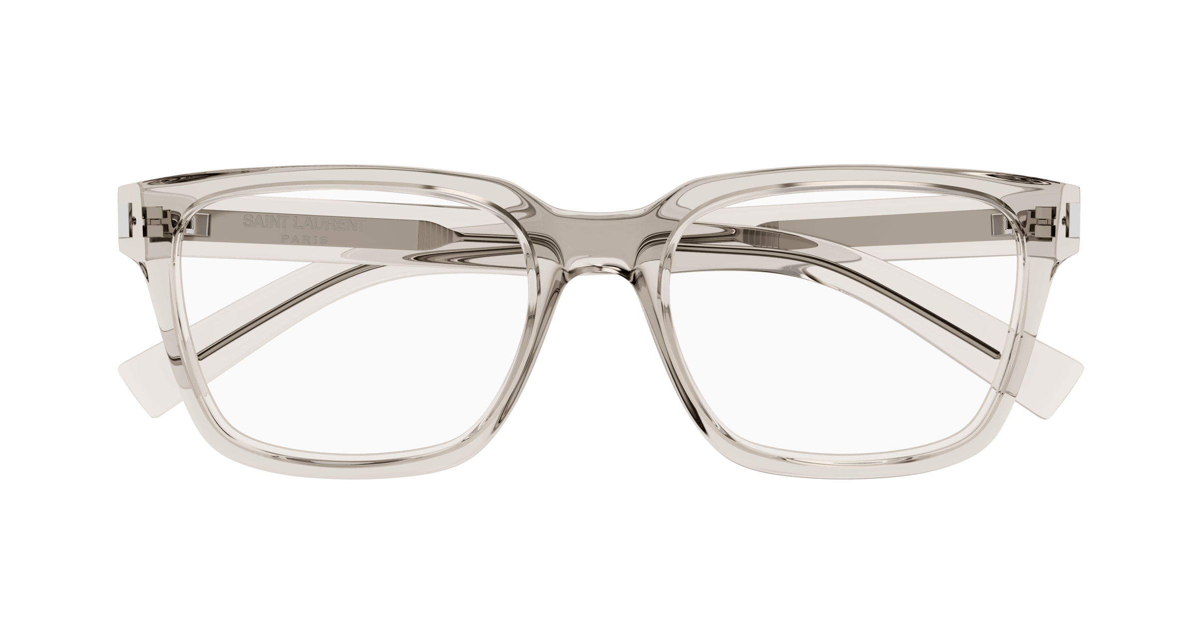 Beige Eyeglasses Saint Laurent 889652445663