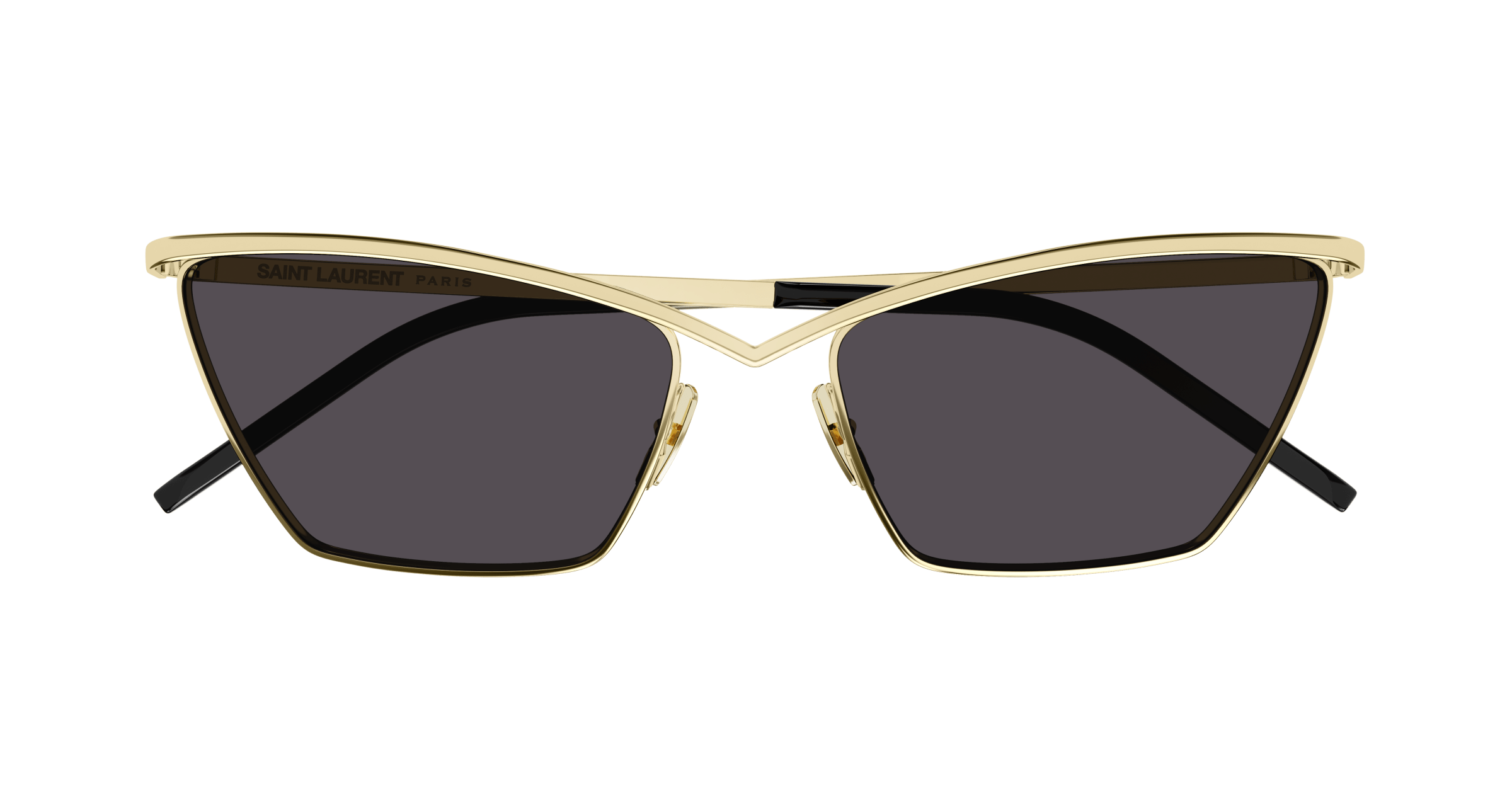 Gold Sunglasses Saint Laurent 889652453323