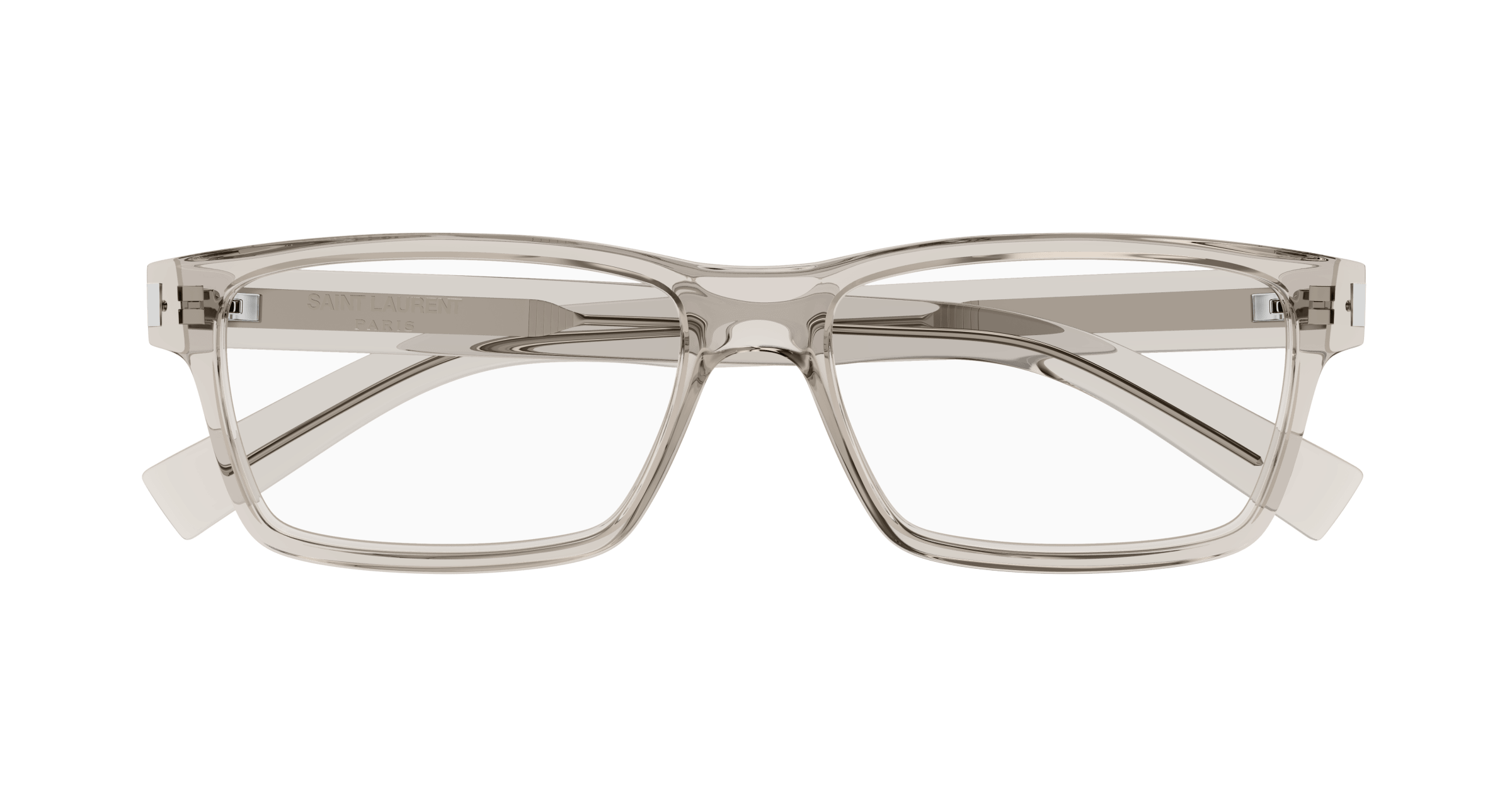 Beige Eyeglasses Saint Laurent 889652445786