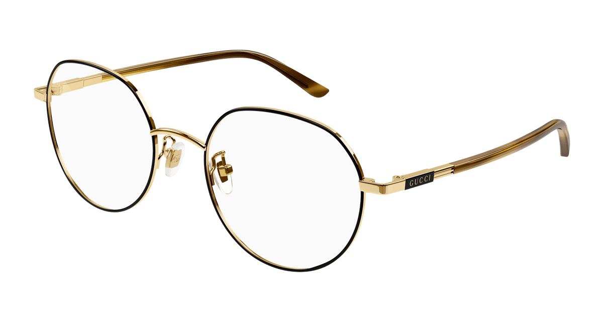 Gold Eyeglasses Gucci 889652414348