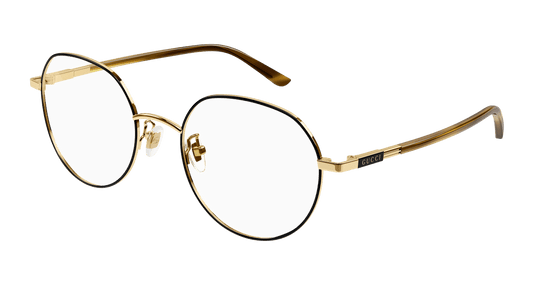 Gold Eyeglasses Gucci 889652414348