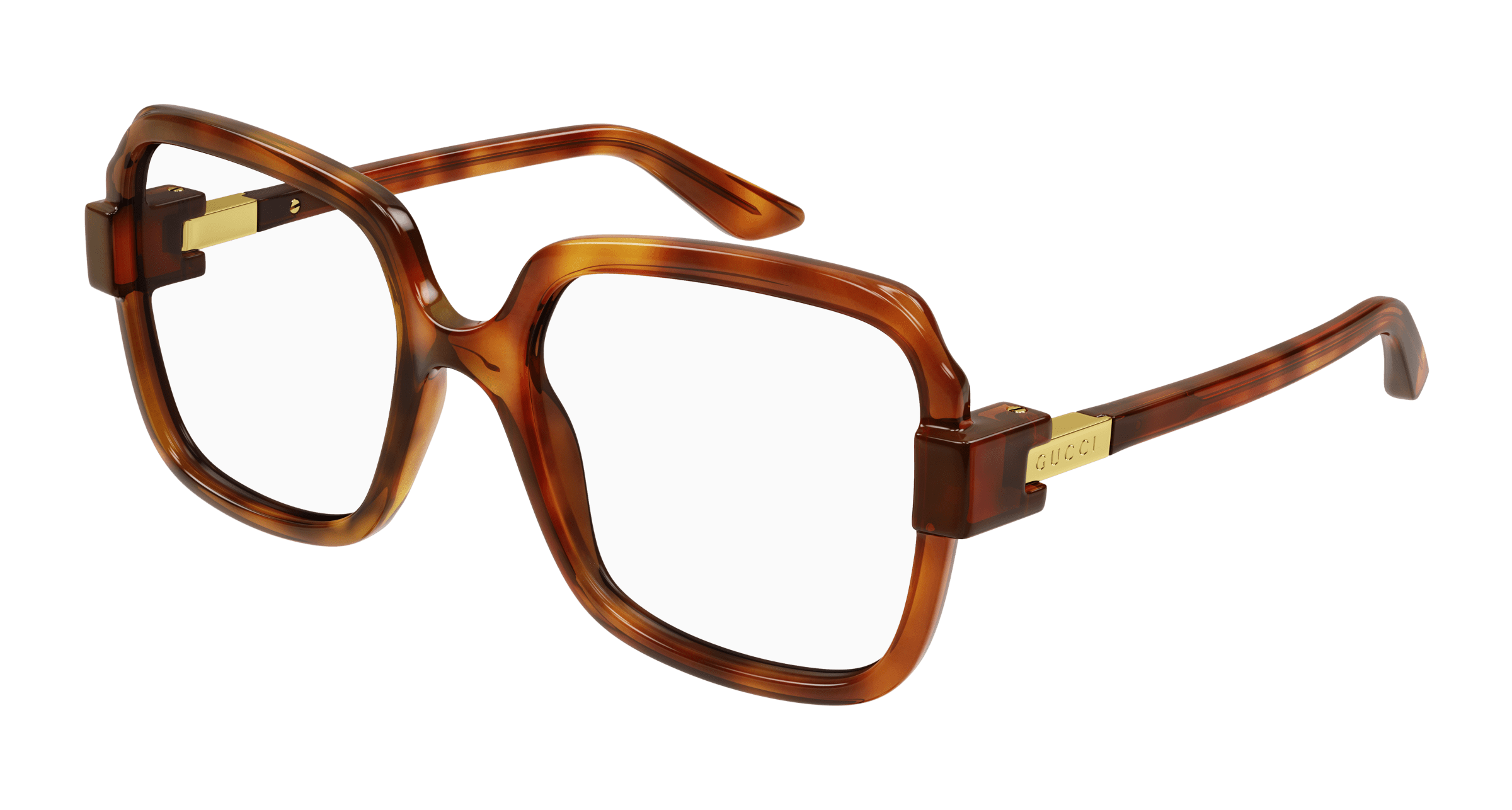 Havana Eyeglasses Gucci 889652438405